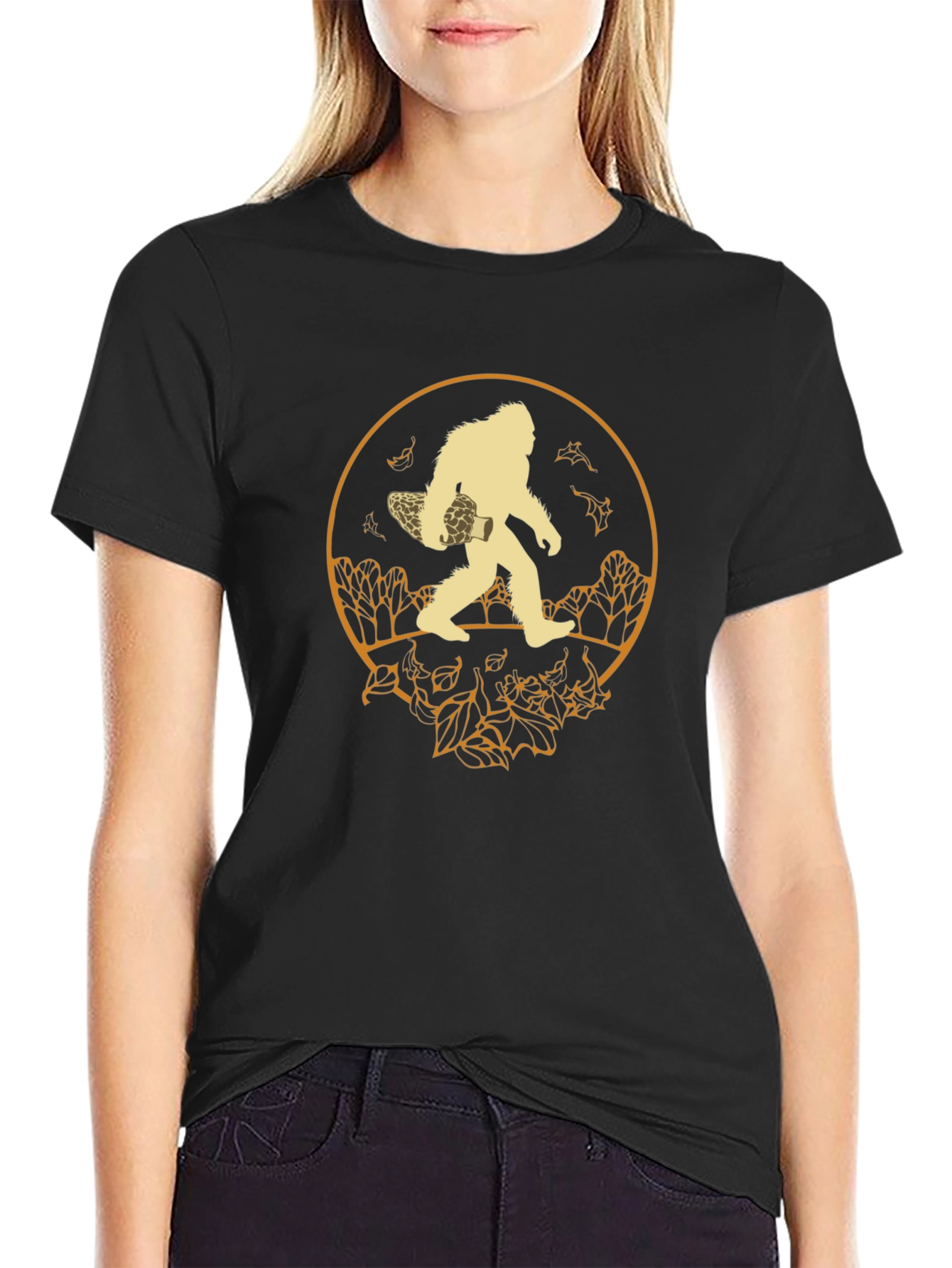 Bigfoot Morel Mushroom Hunting T-Shirt