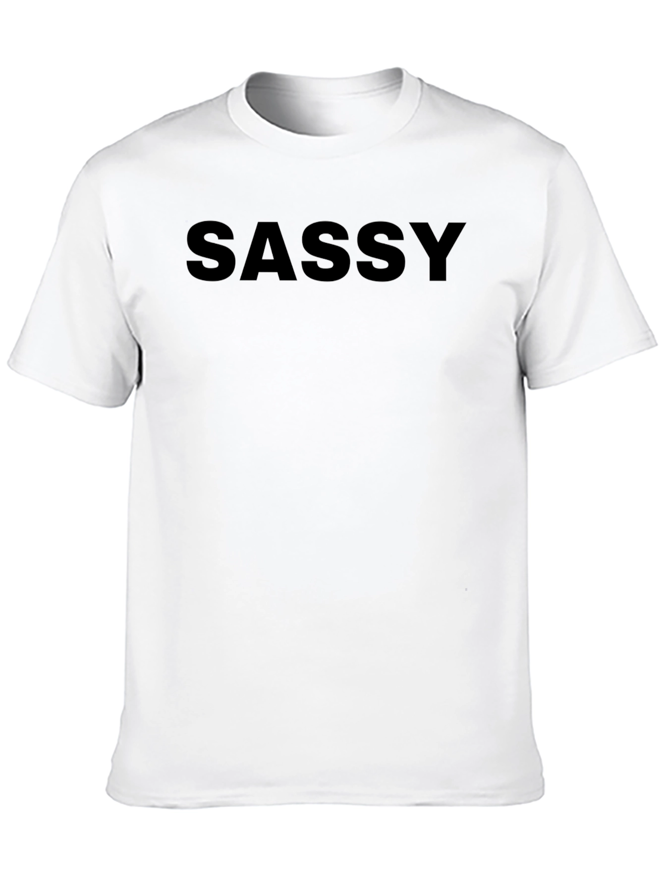 Sassy Black T-Shirt - Stylish Statement Tee
