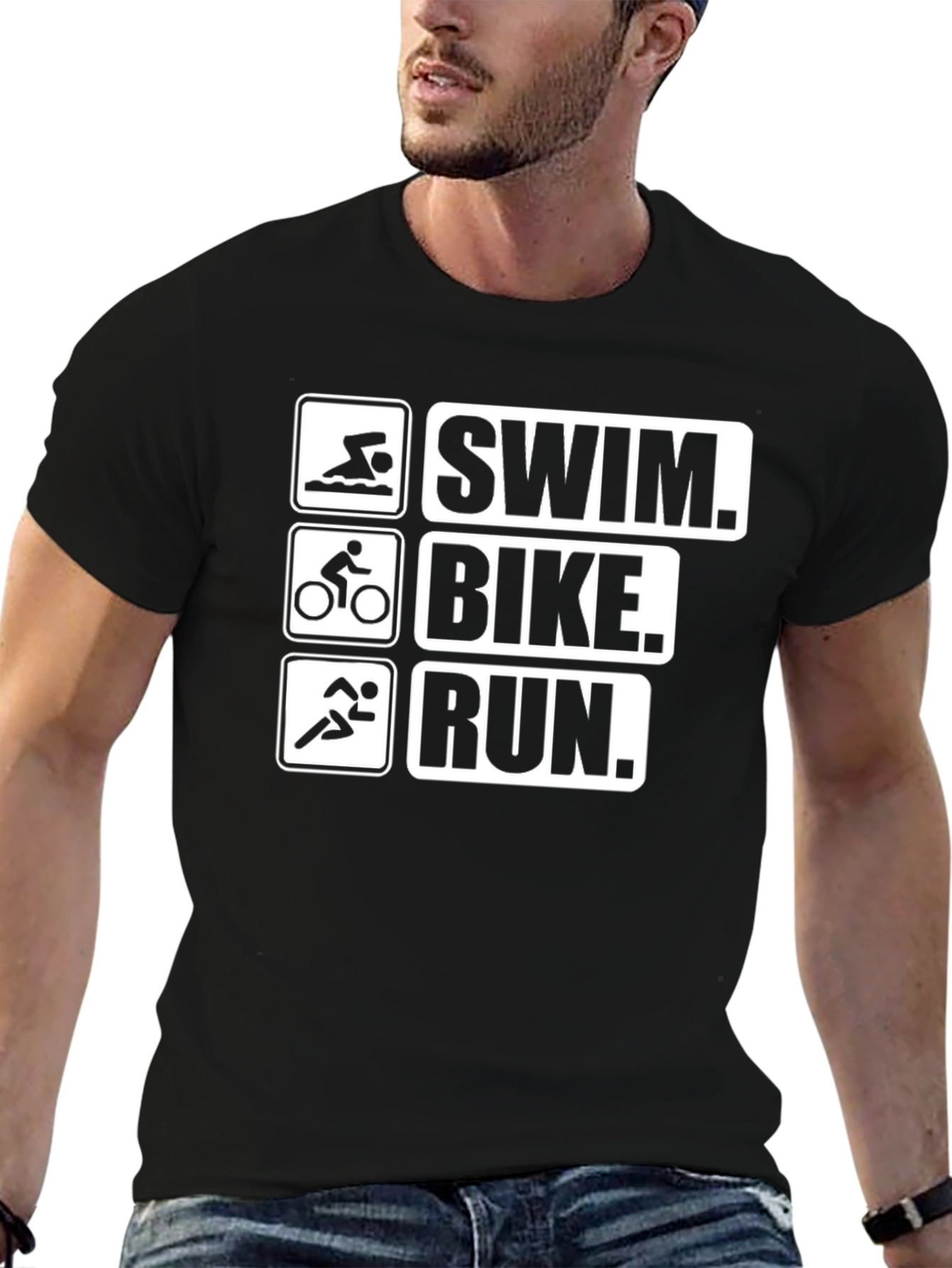 Triathlon Swim Bike Run T-Shirt