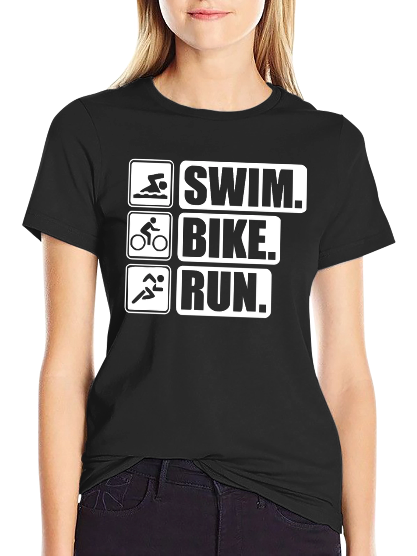 Triathlon Swim Bike Run T-Shirt