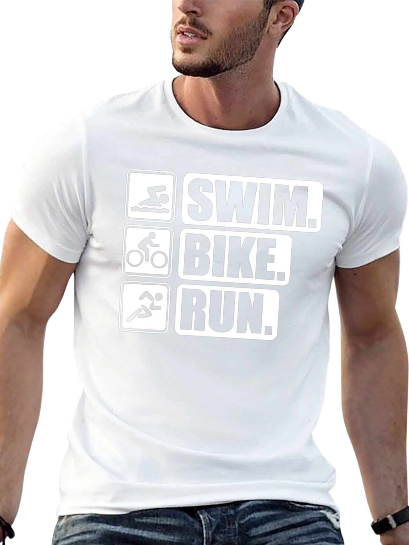 Triathlon Swim Bike Run T-Shirt