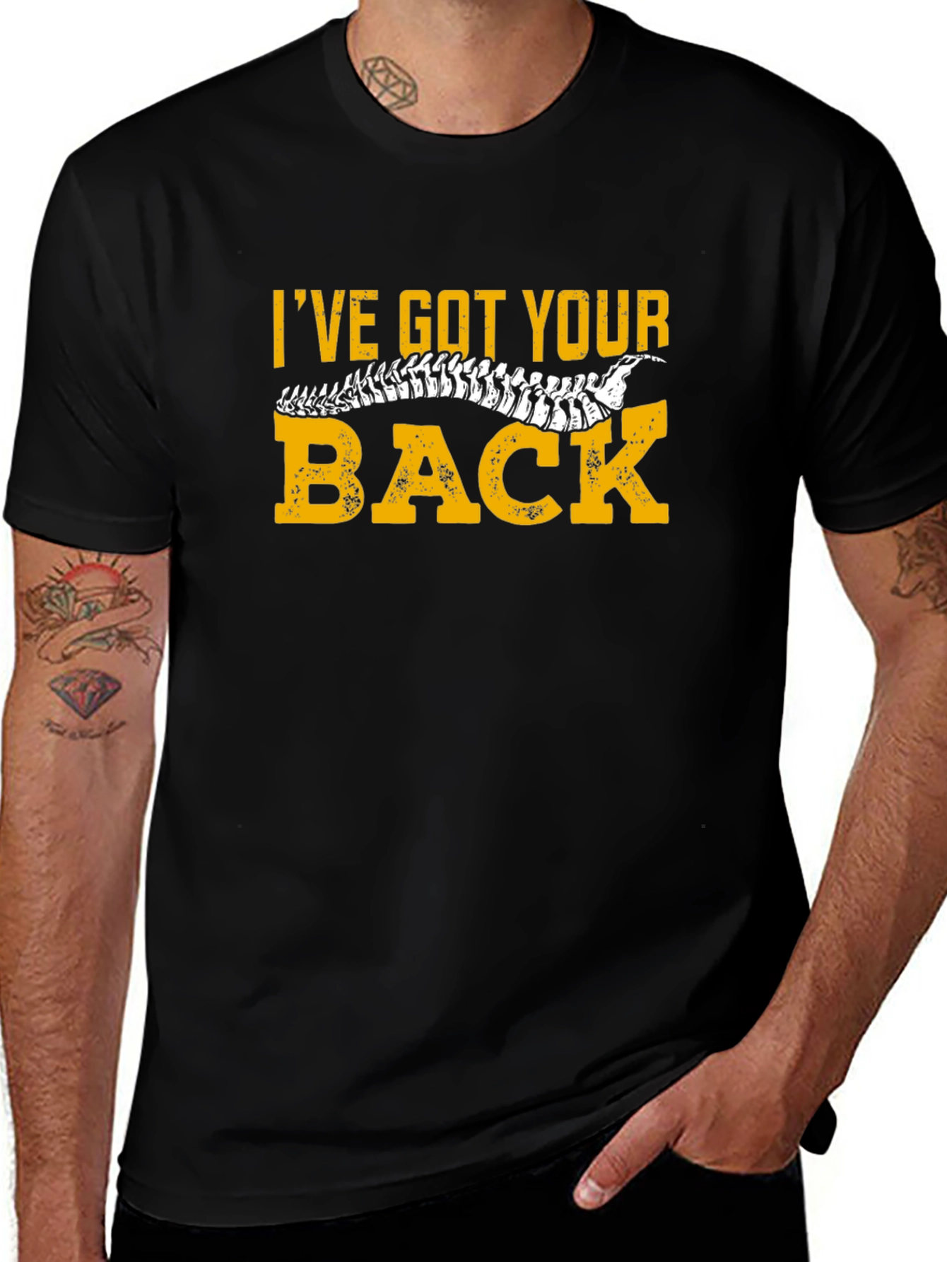 Ive Got Your Back Spine Graphic Tee