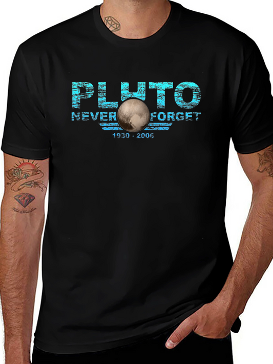 Pluto Never Forget T-Shirt - Space History Tee