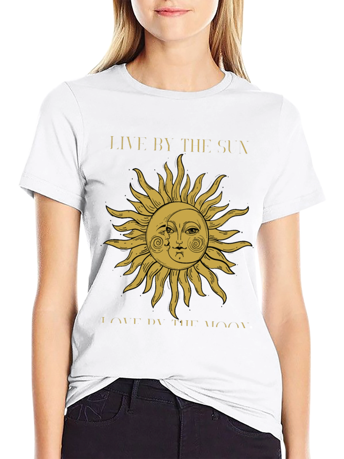 Celestial Sun & Moon Graphic T-Shirt - Unisex Fit