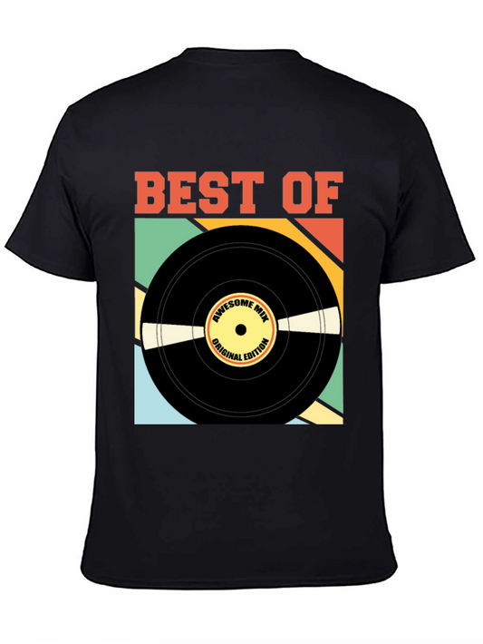 Best Of Retro Vinyl Record Graphic T-Shirt