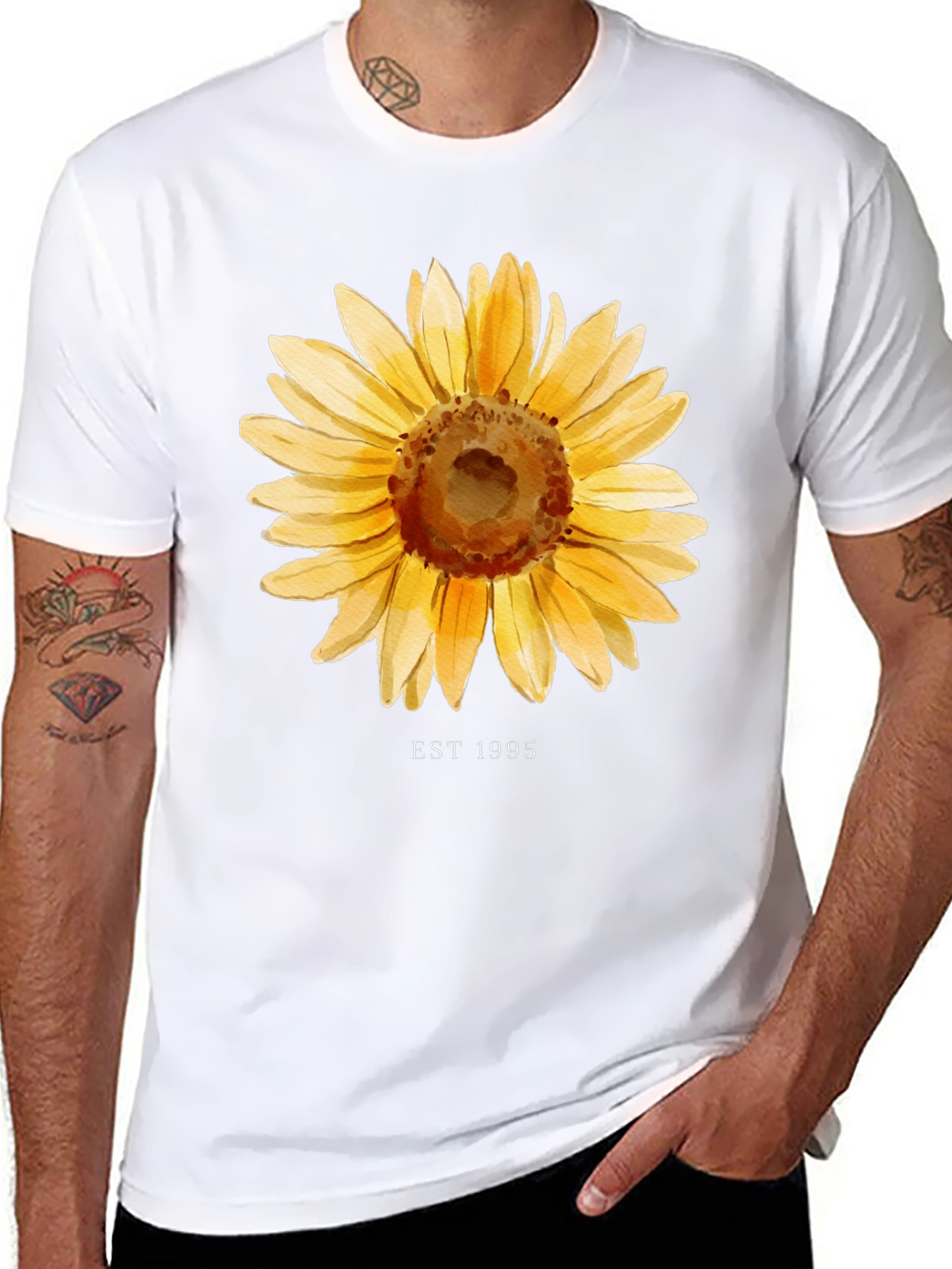 Sunflower EST 1995 Black T-Shirt