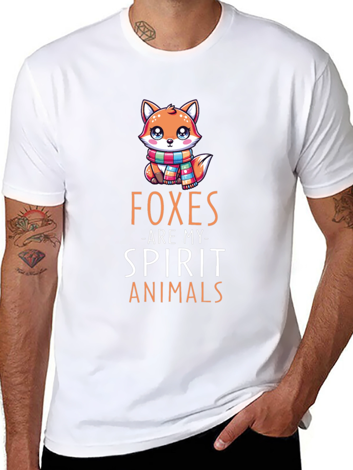 Foxes Are My Spirit Animals Graphic Tee