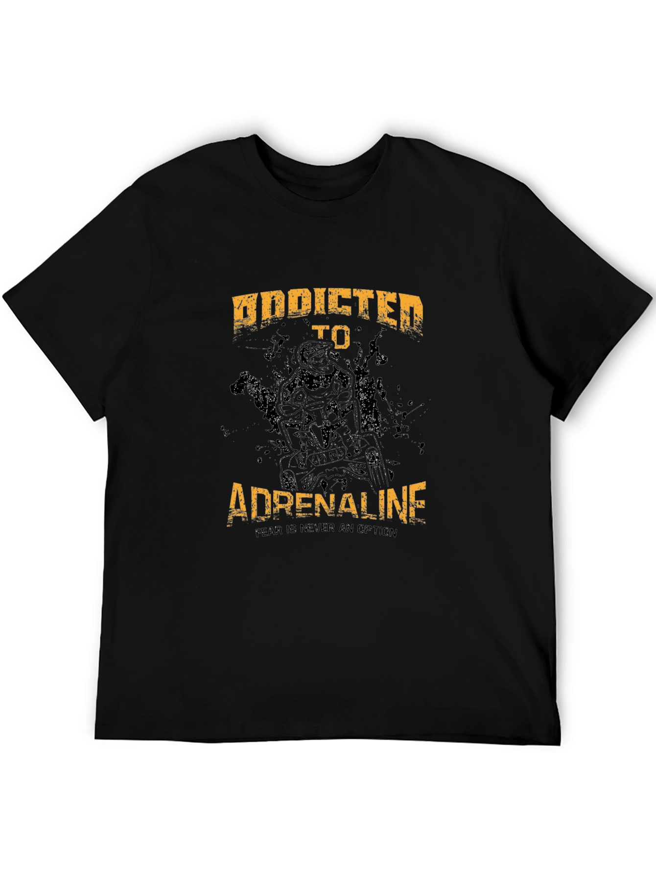 Addicted to Adrenaline Graphic Print Tee