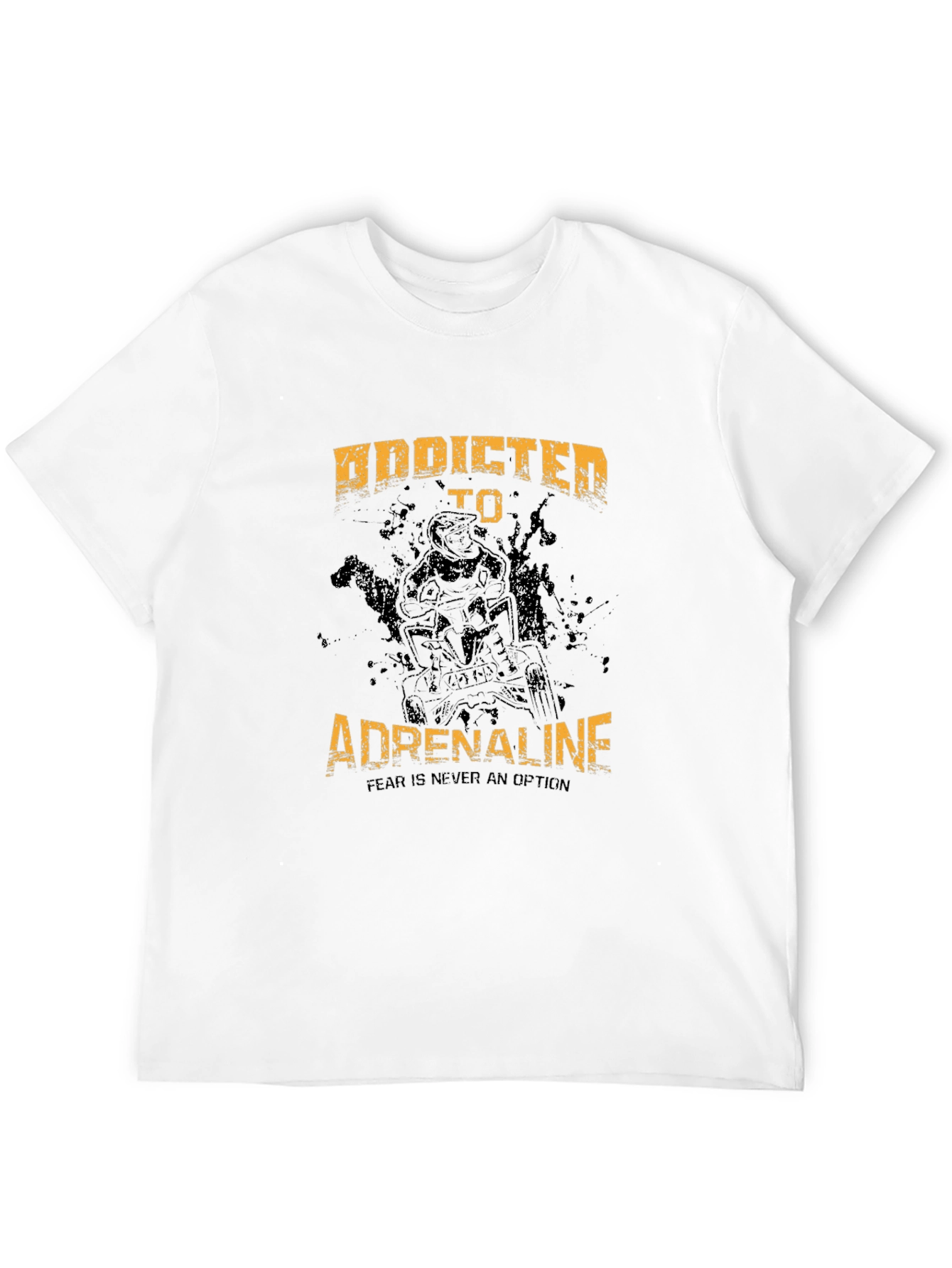 Addicted to Adrenaline Graphic Print Tee