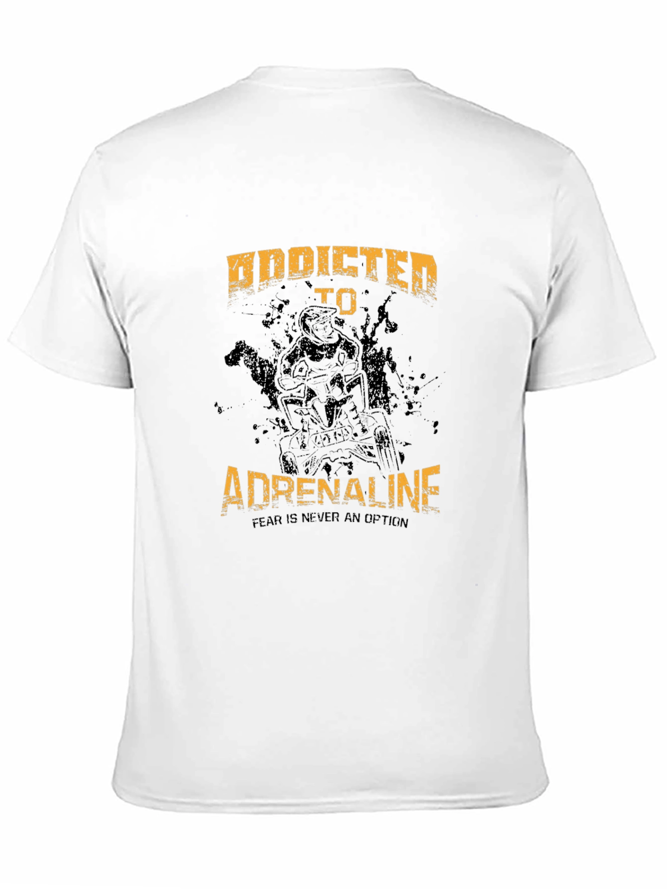Addicted to Adrenaline Graphic Print Tee