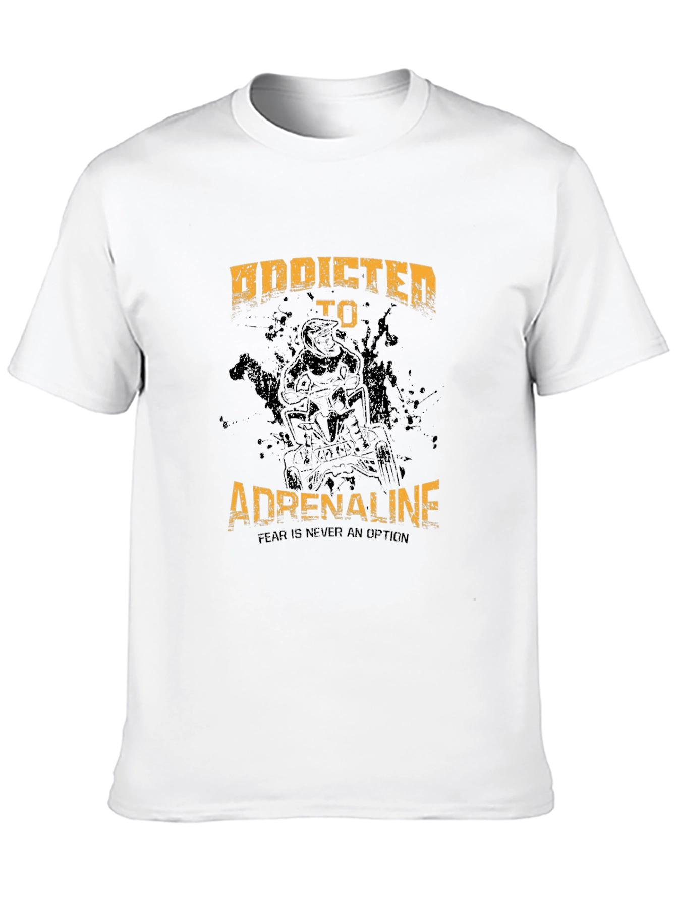 Addicted to Adrenaline Graphic Print Tee