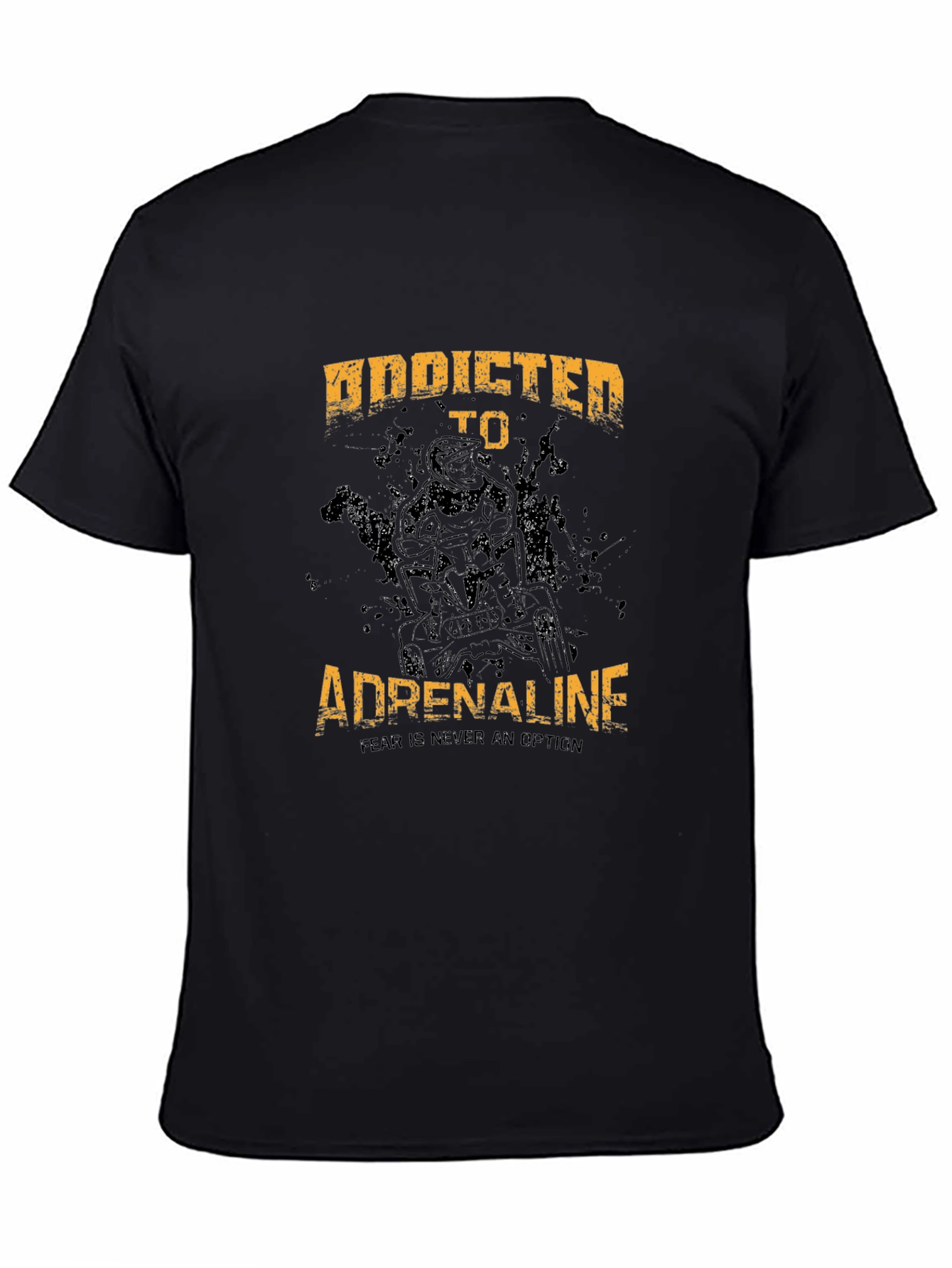 Addicted to Adrenaline Graphic Print Tee