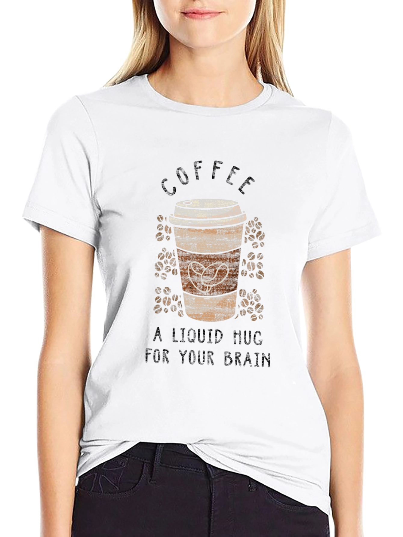 Coffee T-Shirt - Liquid Mug for Your Brain