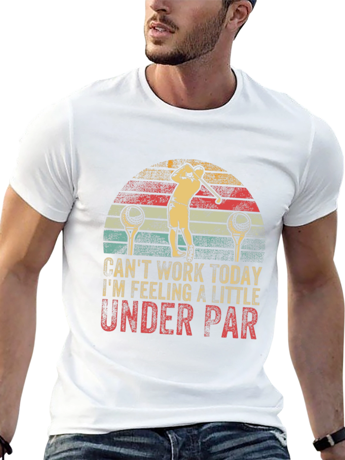 Funny Golf T-Shirt - Under Par Design