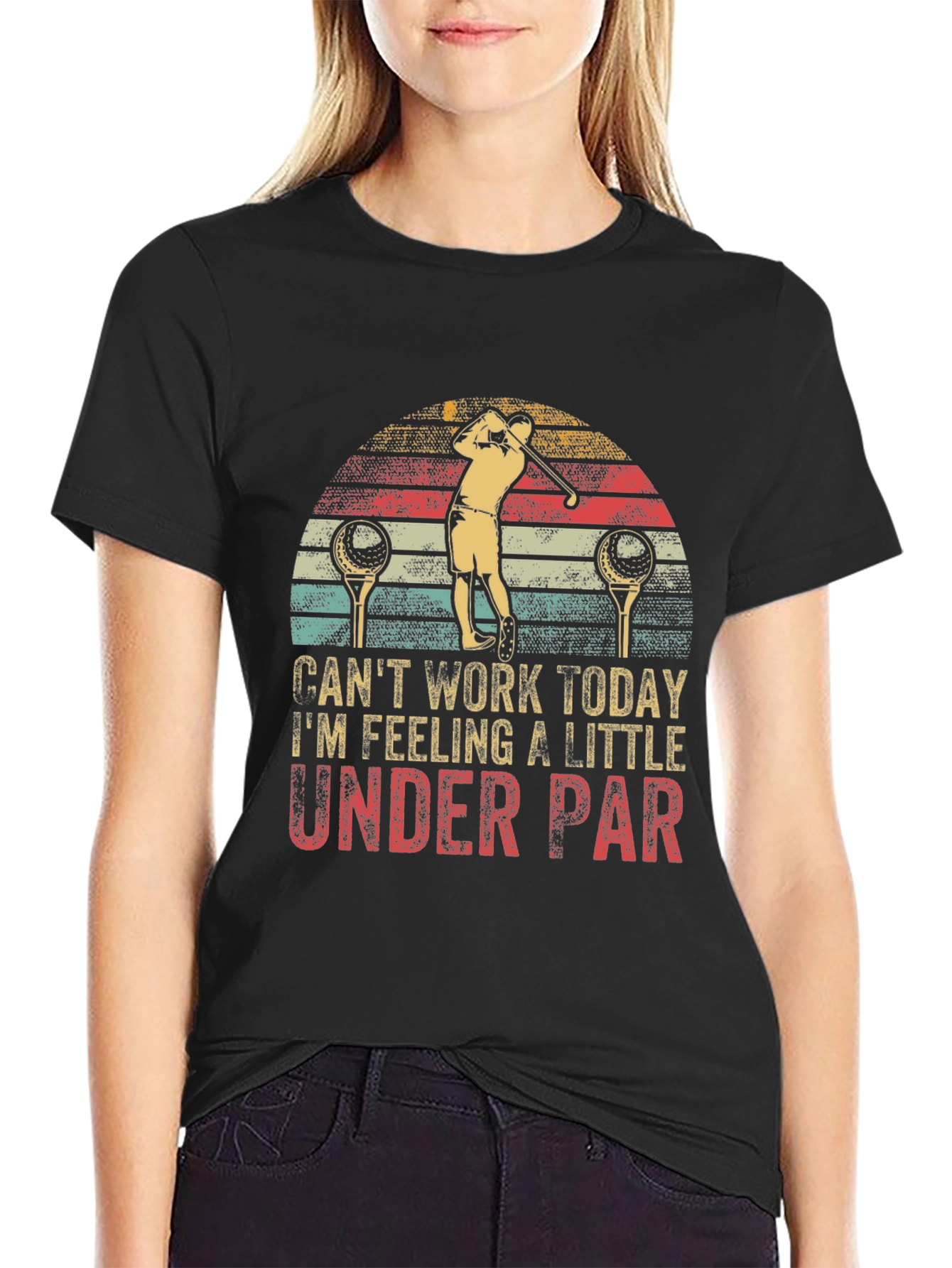 Funny Golf T-Shirt - Under Par Design