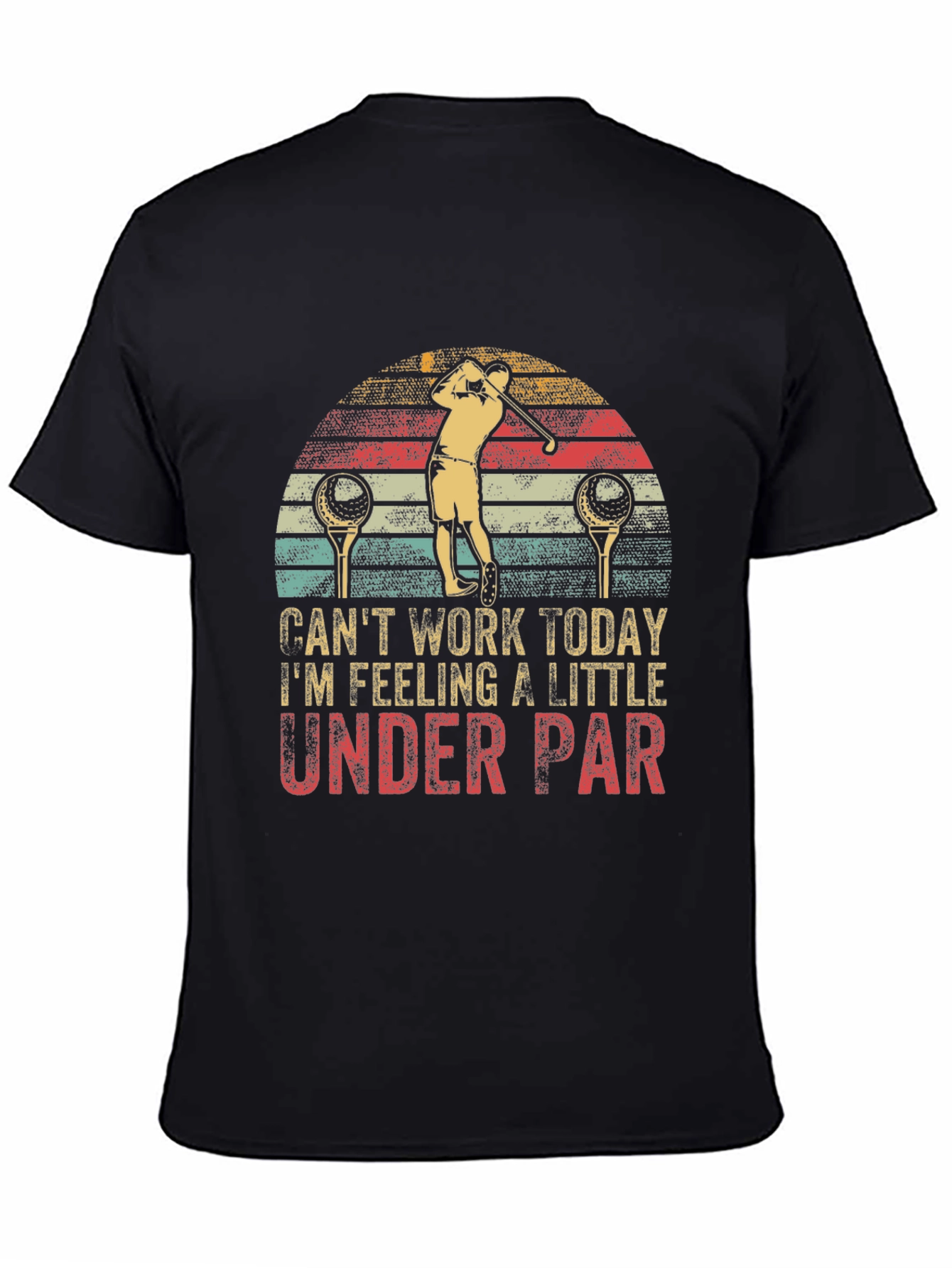 Funny Golf T-Shirt - Under Par Design