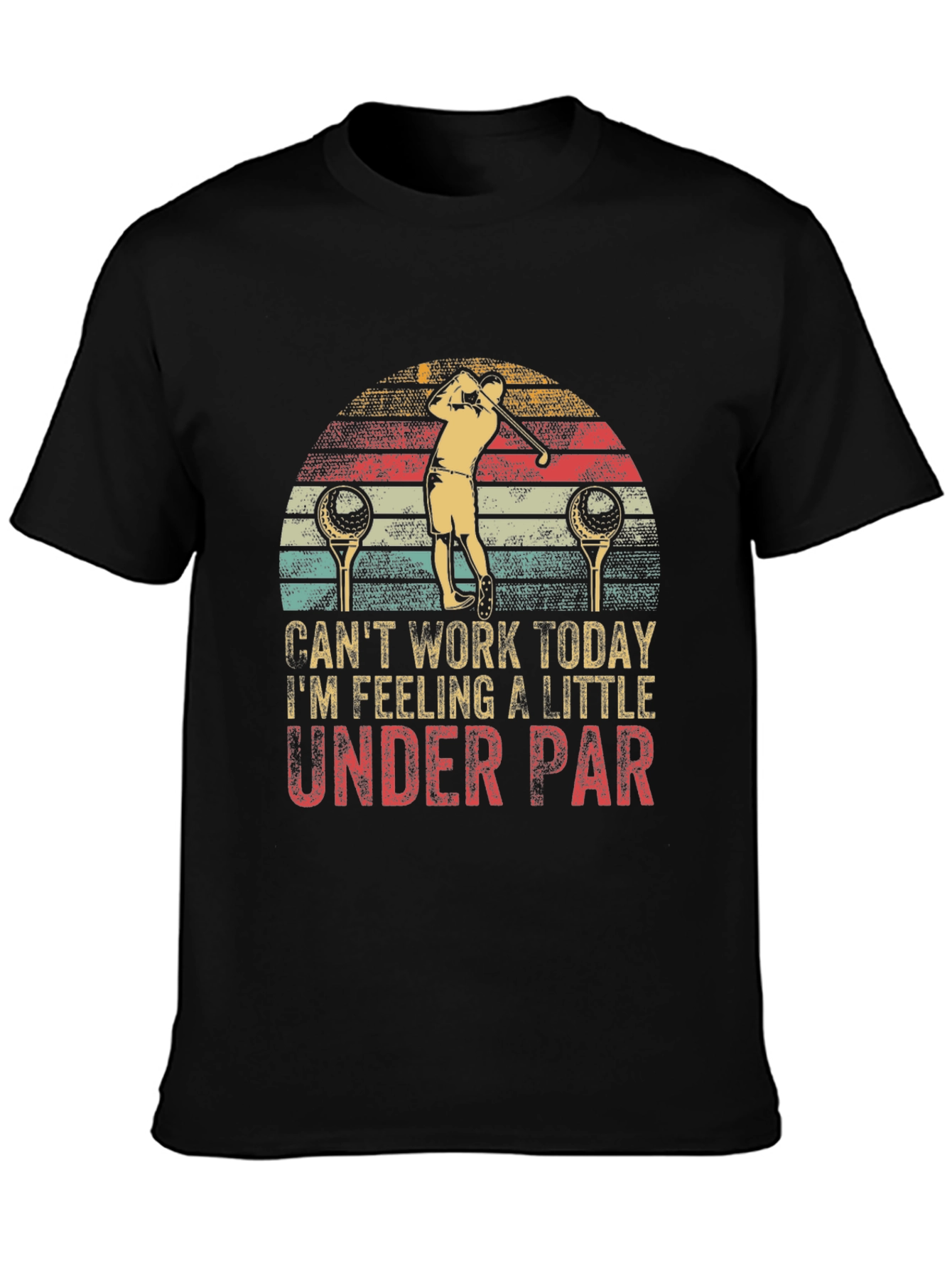 Funny Golf T-Shirt - Under Par Design