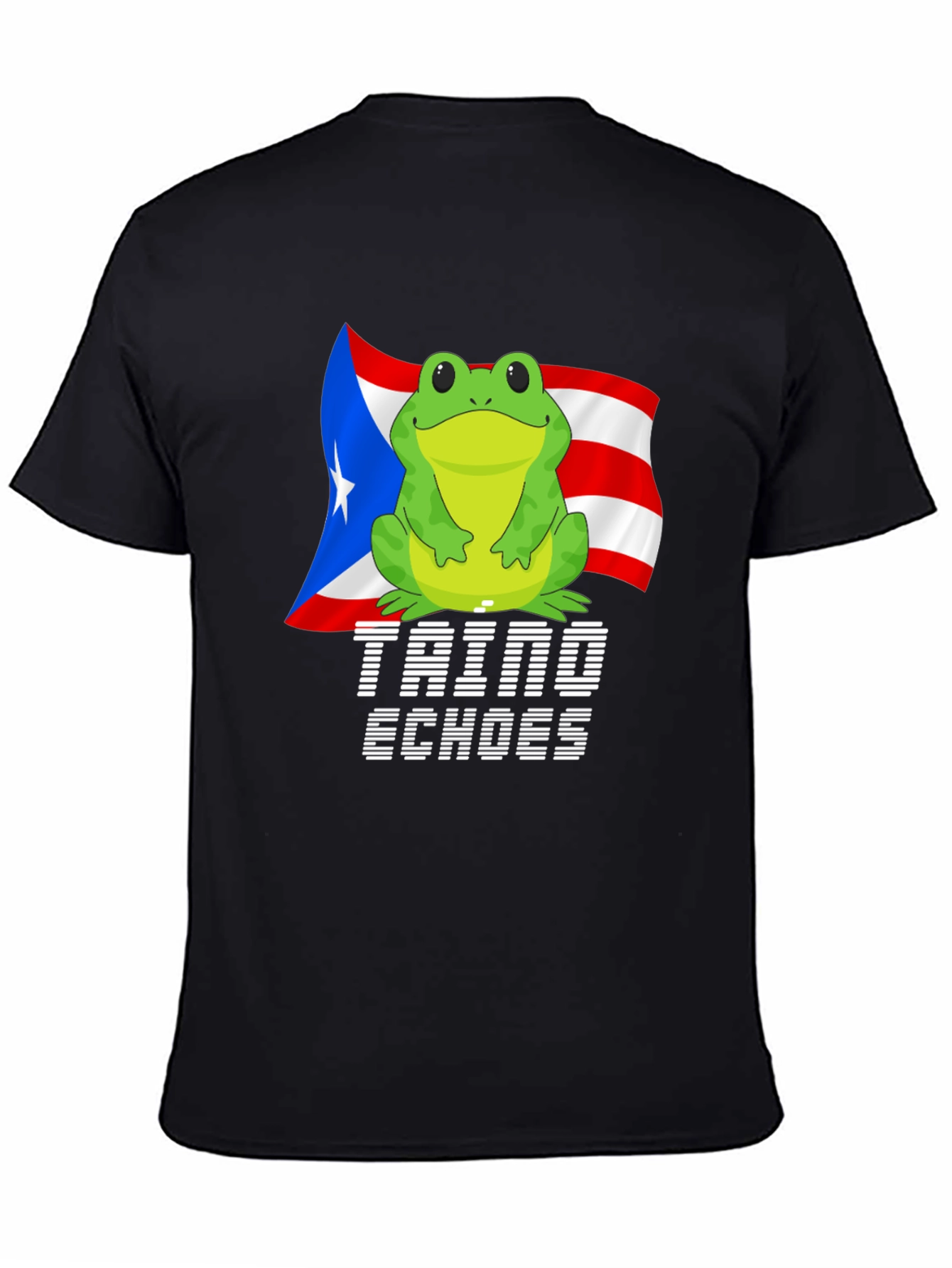 Puerto Rico Frog T-Shirt - Coqui Taino Echoes