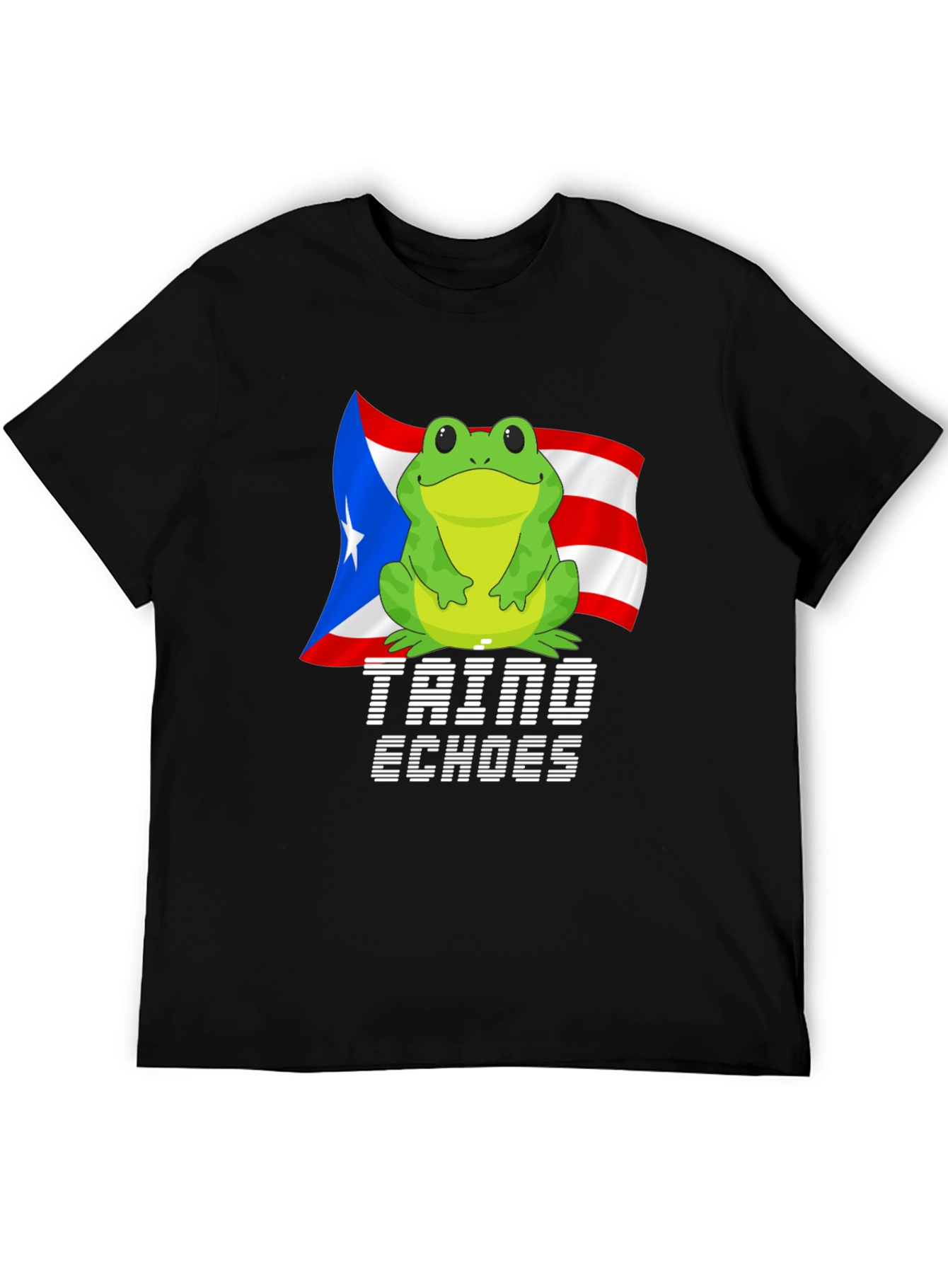 Puerto Rico Frog T-Shirt - Coqui Taino Echoes