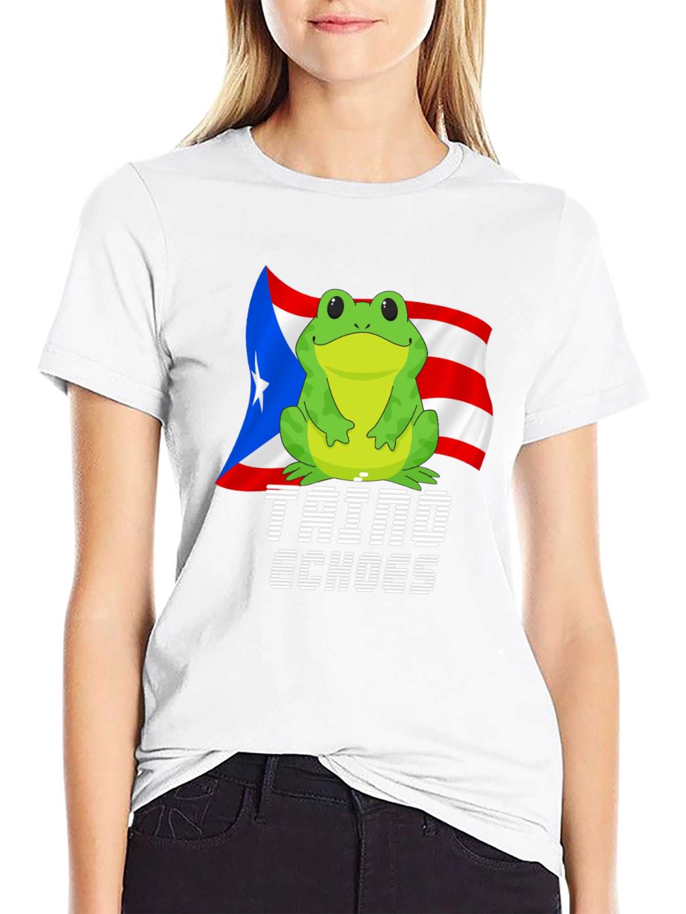 Puerto Rico Frog T-Shirt - Coqui Taino Echoes