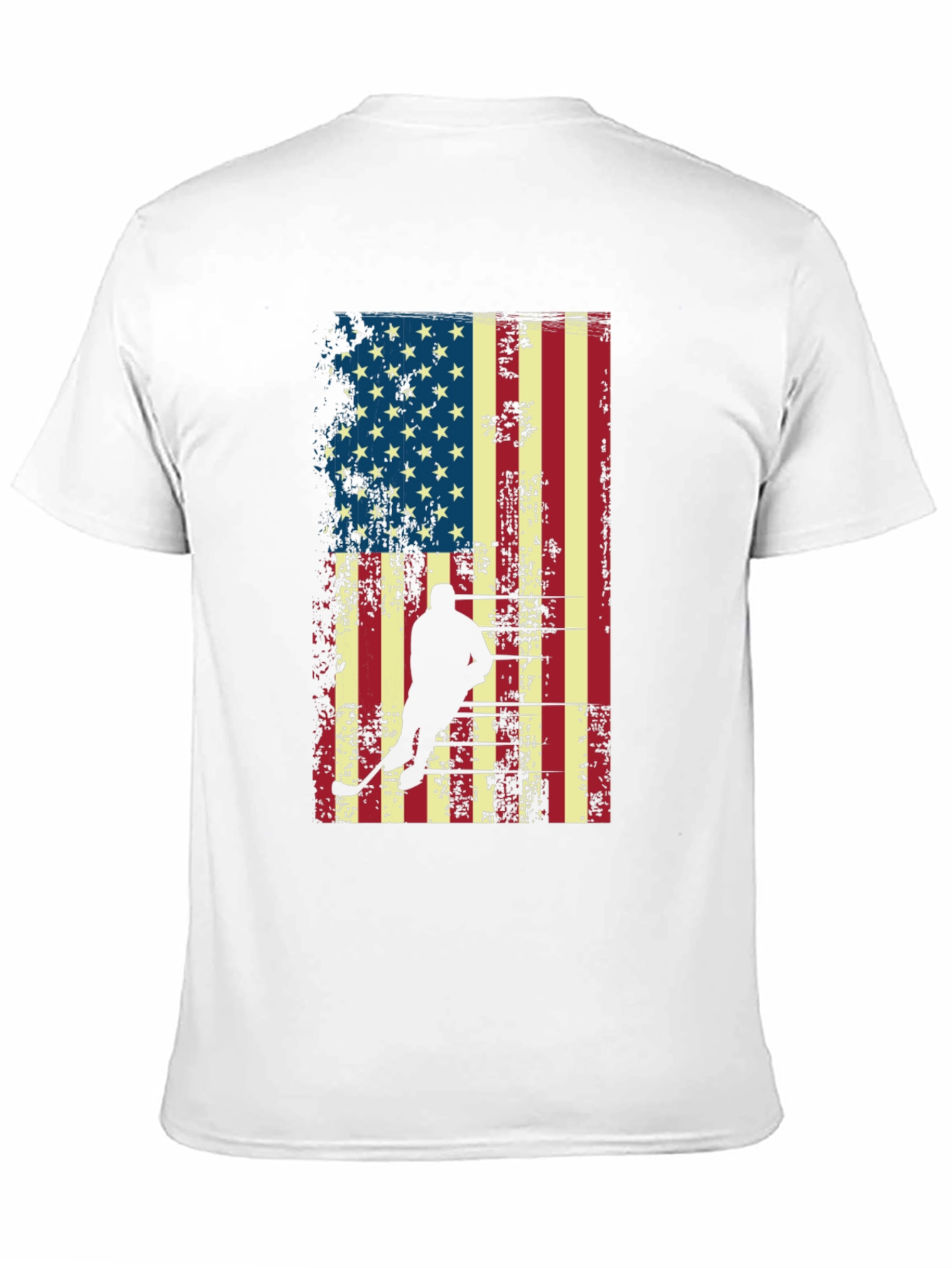 Hockey USA Flag Graphic T-Shirt