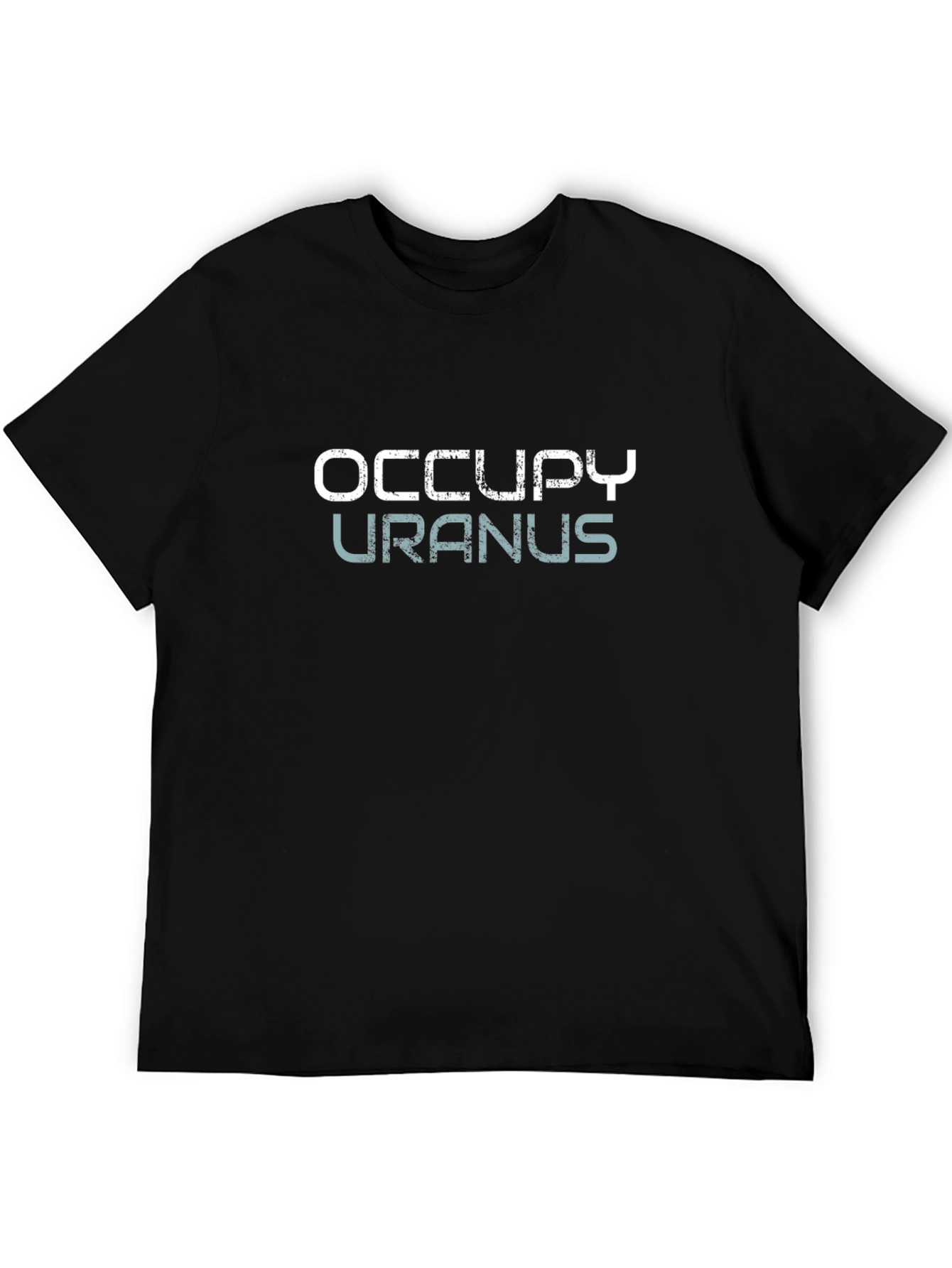 Occupy Uranus Graphic T-Shirt - Black Cotton Tee