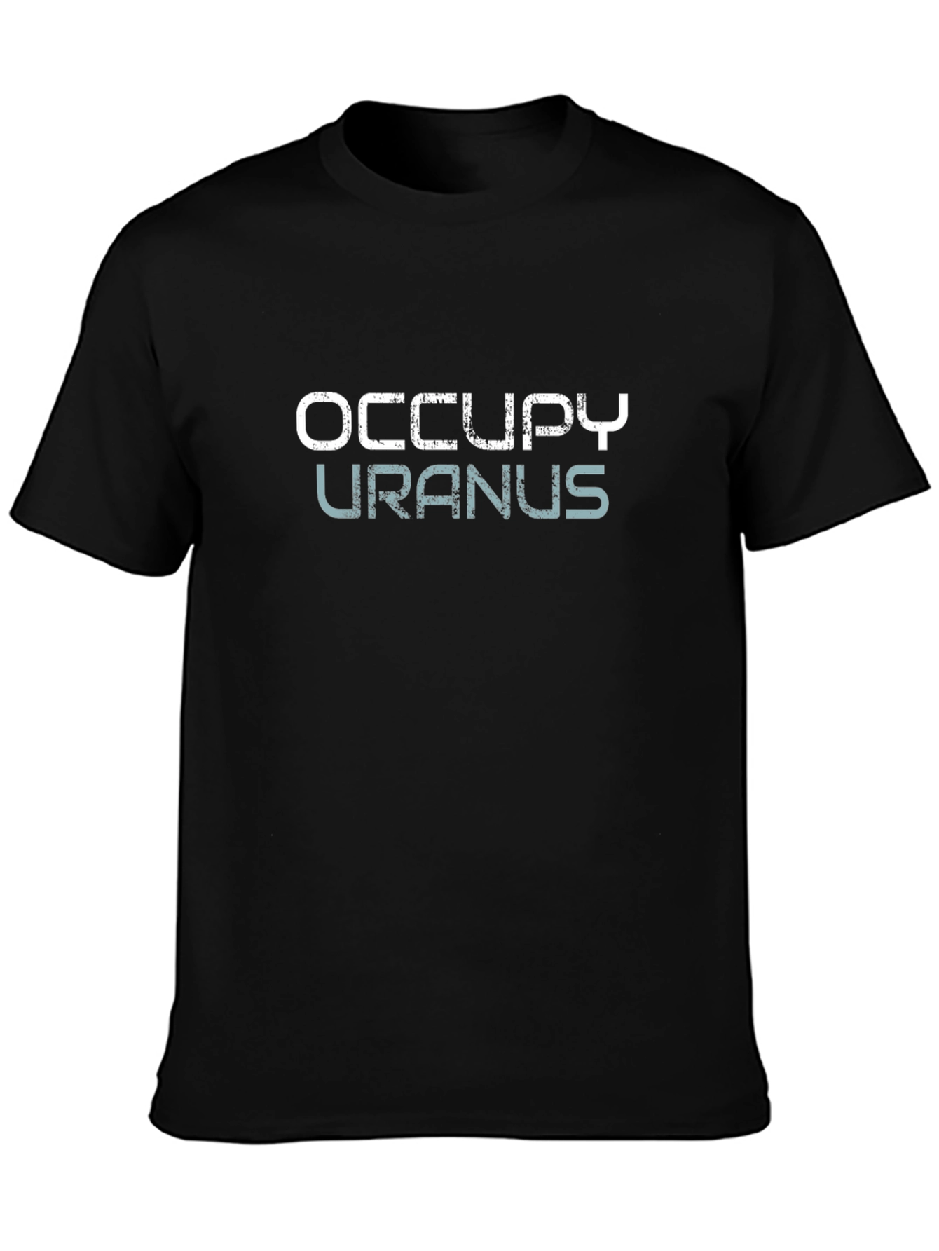 Occupy Uranus Graphic T-Shirt - Black Cotton Tee