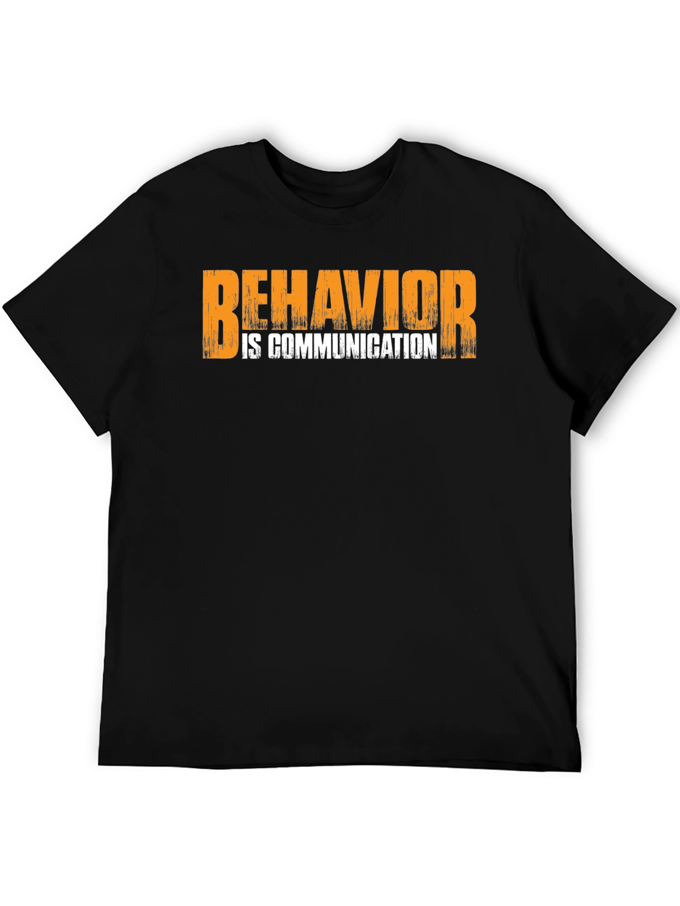 Behavior is Communication Black Graphic Tee
