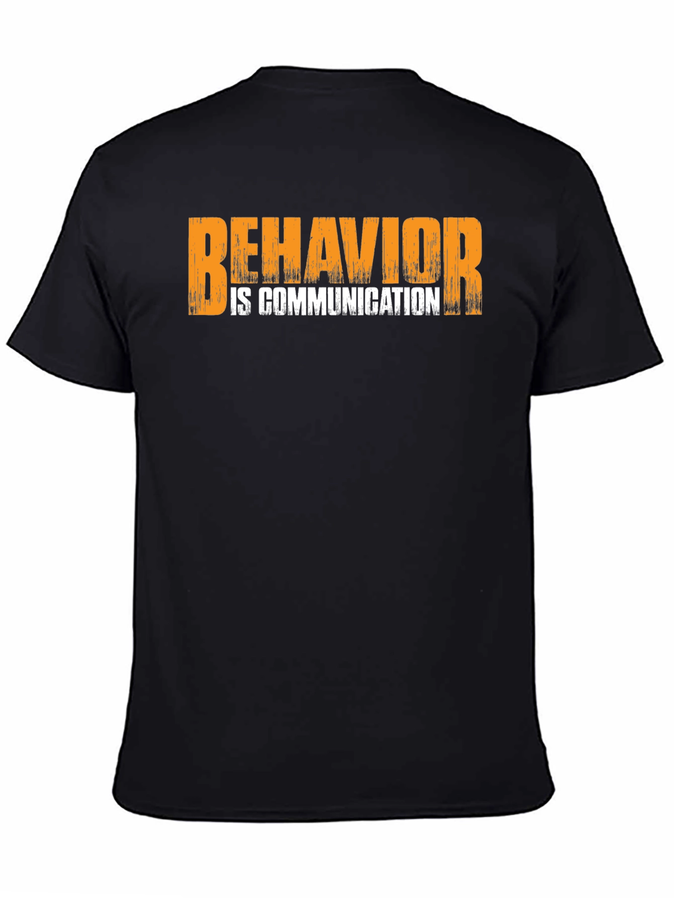 Behavior is Communication Black Graphic Tee
