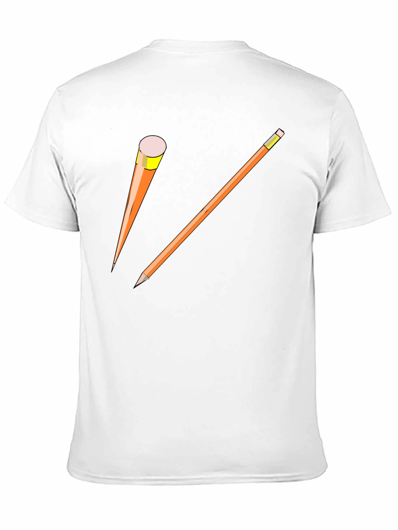 Pencil Graphic Black T-Shirt