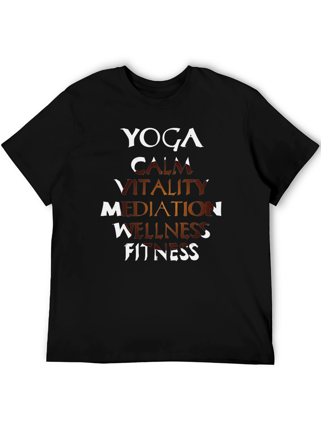 Yoga Calm Vitality Wellness Graphic Tee