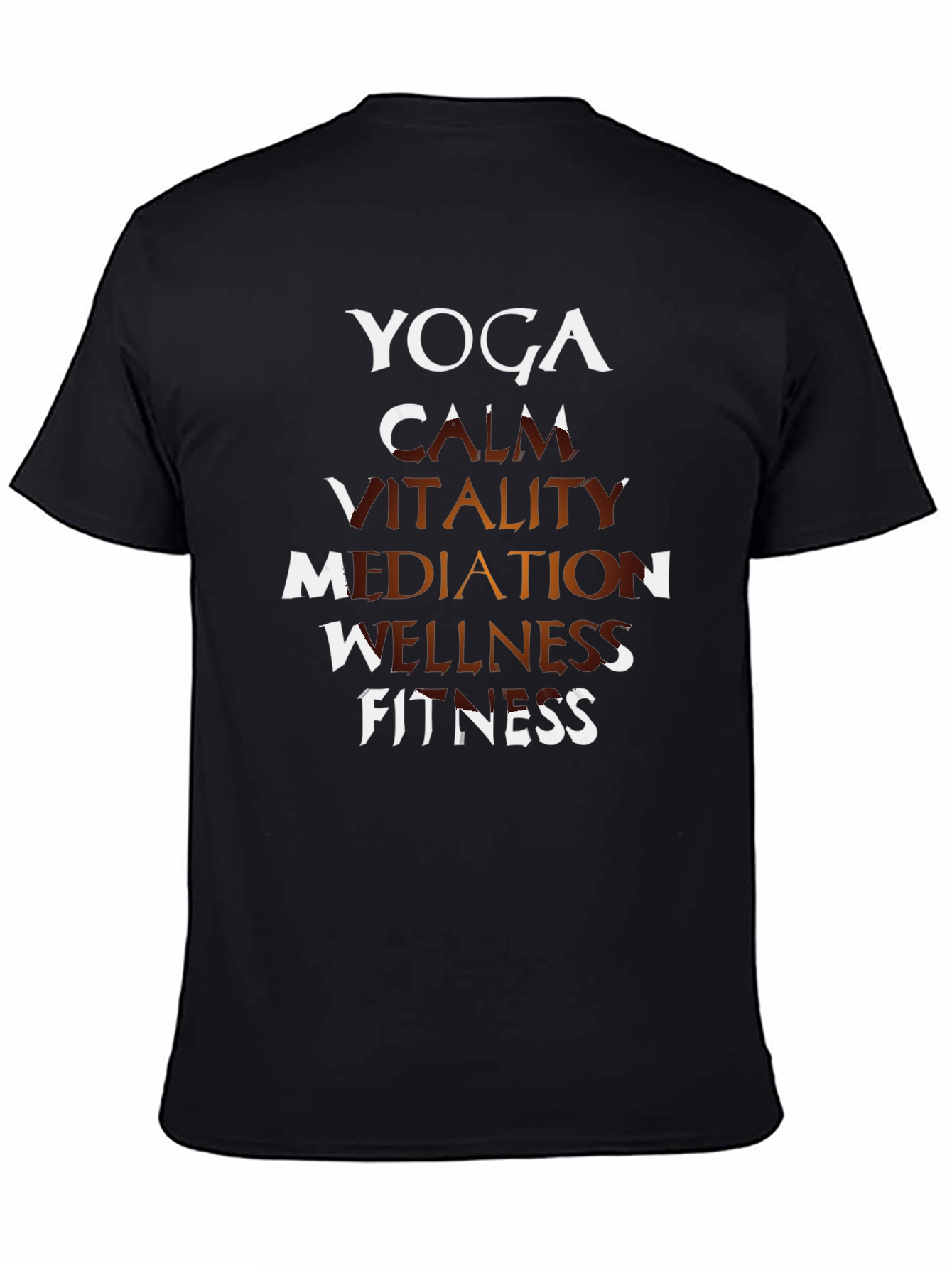 Yoga Calm Vitality Wellness Graphic Tee