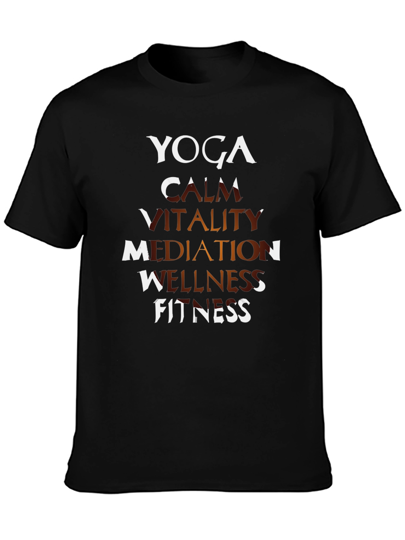 Yoga Calm Vitality Wellness Graphic Tee