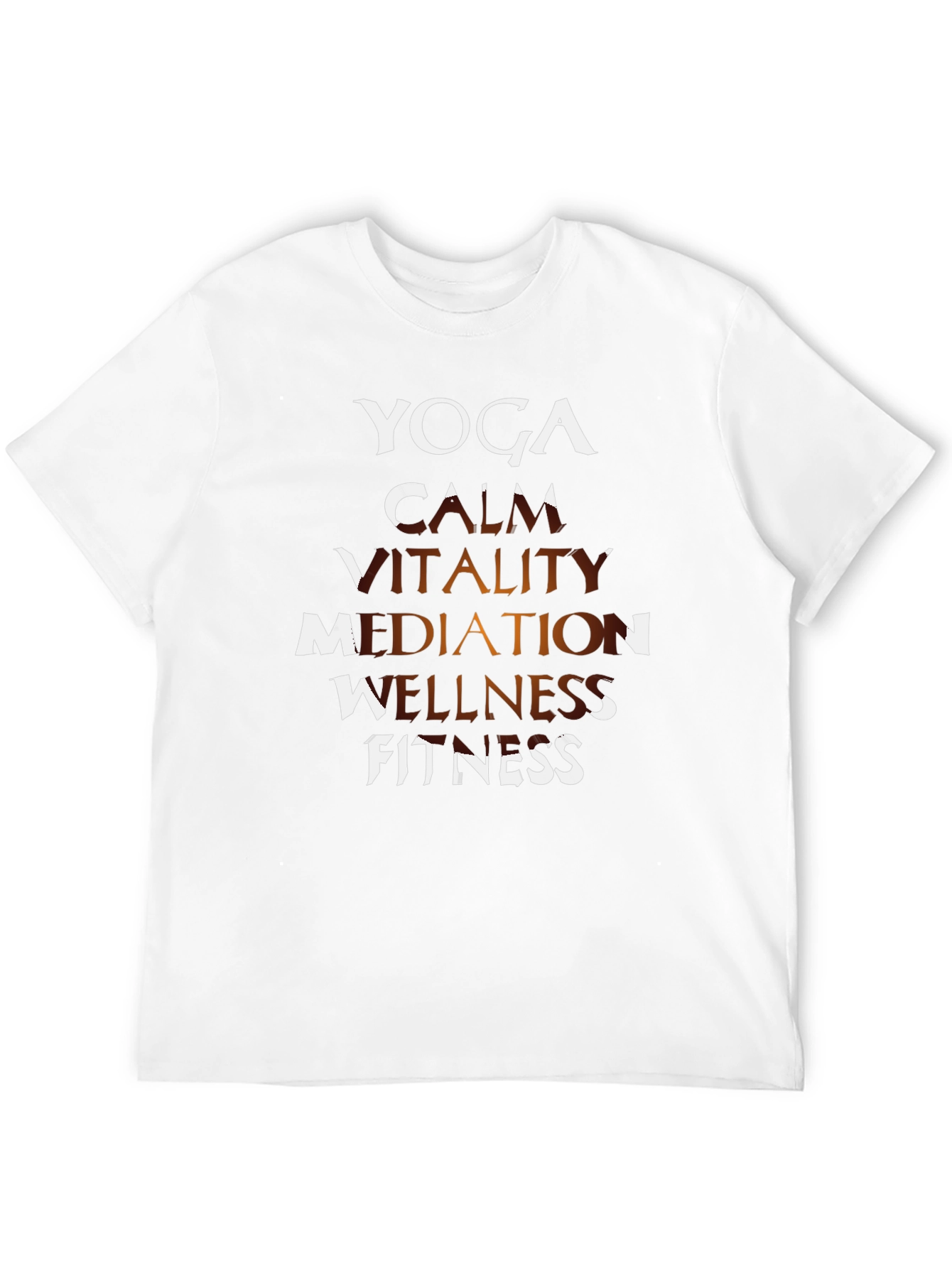 Yoga Calm Vitality Wellness Graphic Tee