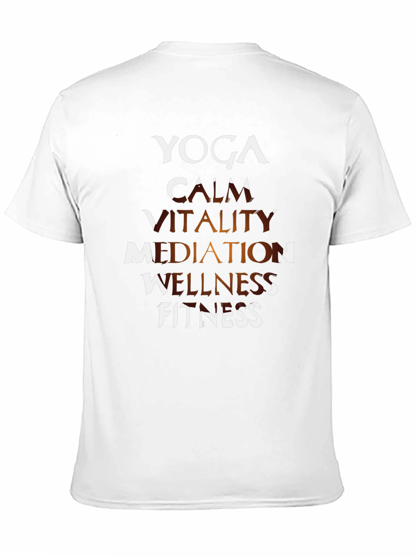 Yoga Calm Vitality Wellness Graphic Tee