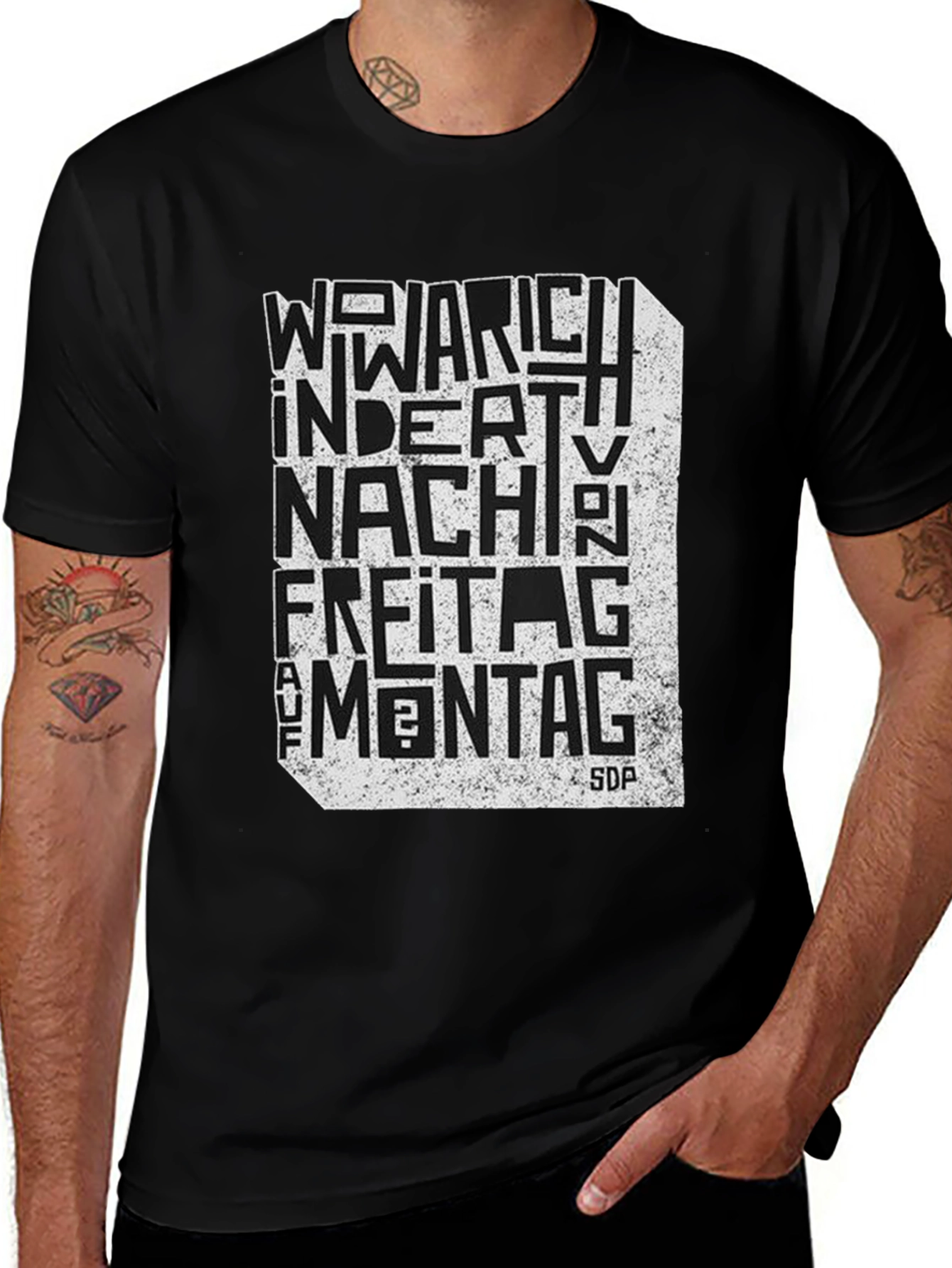 W.W.A.R.I.C.H. T-Shirt - Black Graphic Tee