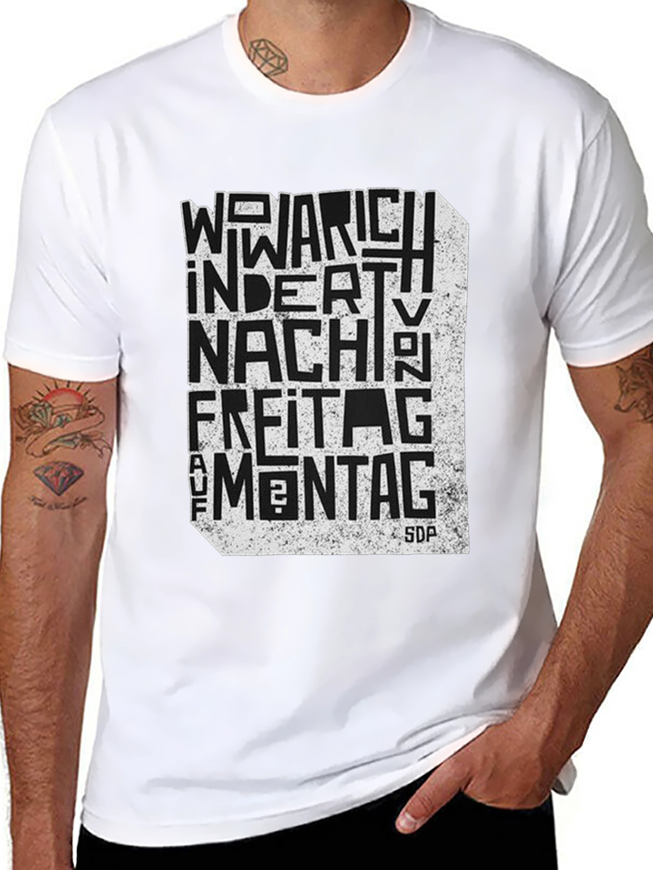 W.W.A.R.I.C.H. T-Shirt - Black Graphic Tee
