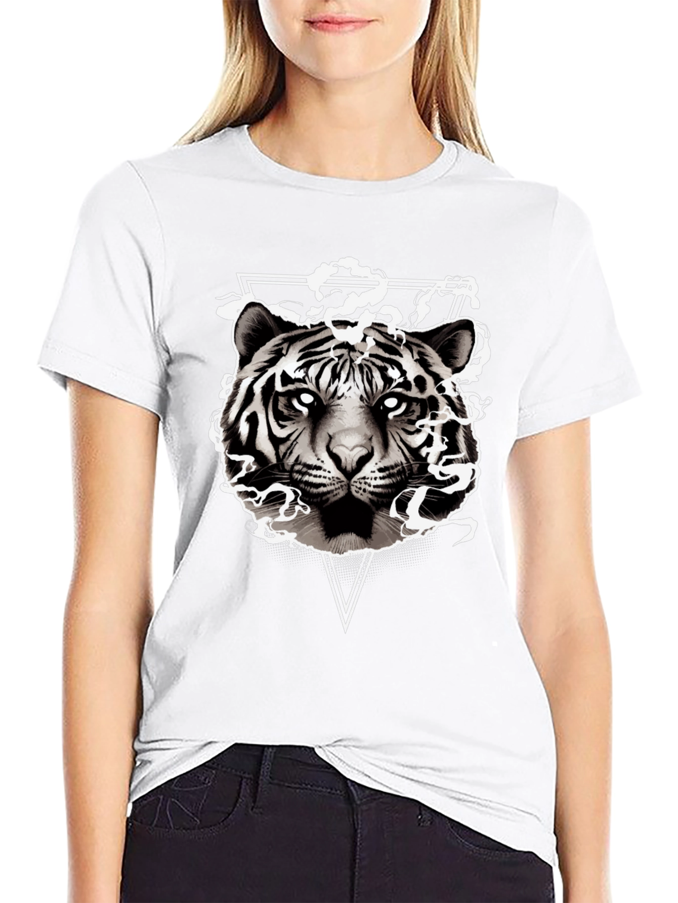 Tiger Graphic Tee - Cool Animal Design