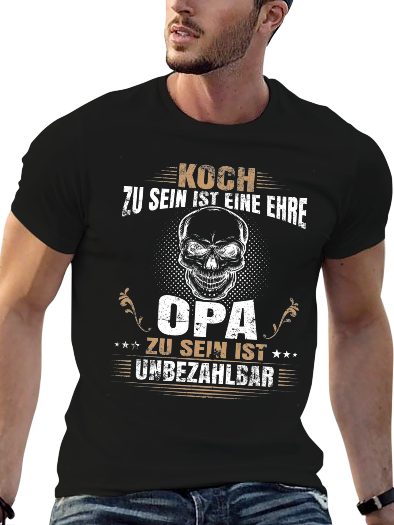 Koch Opa Graphic T-Shirt - Chef Grandpa Humor