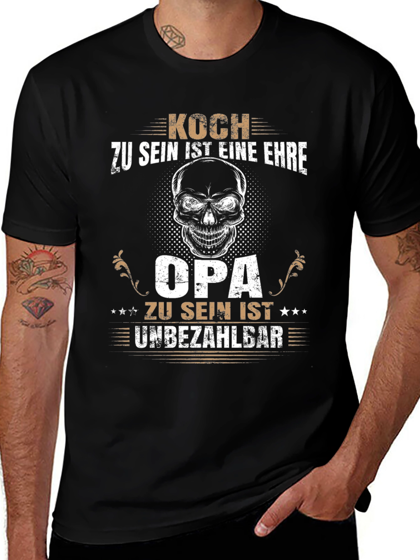 Koch Opa Graphic T-Shirt - Chef Grandpa Humor