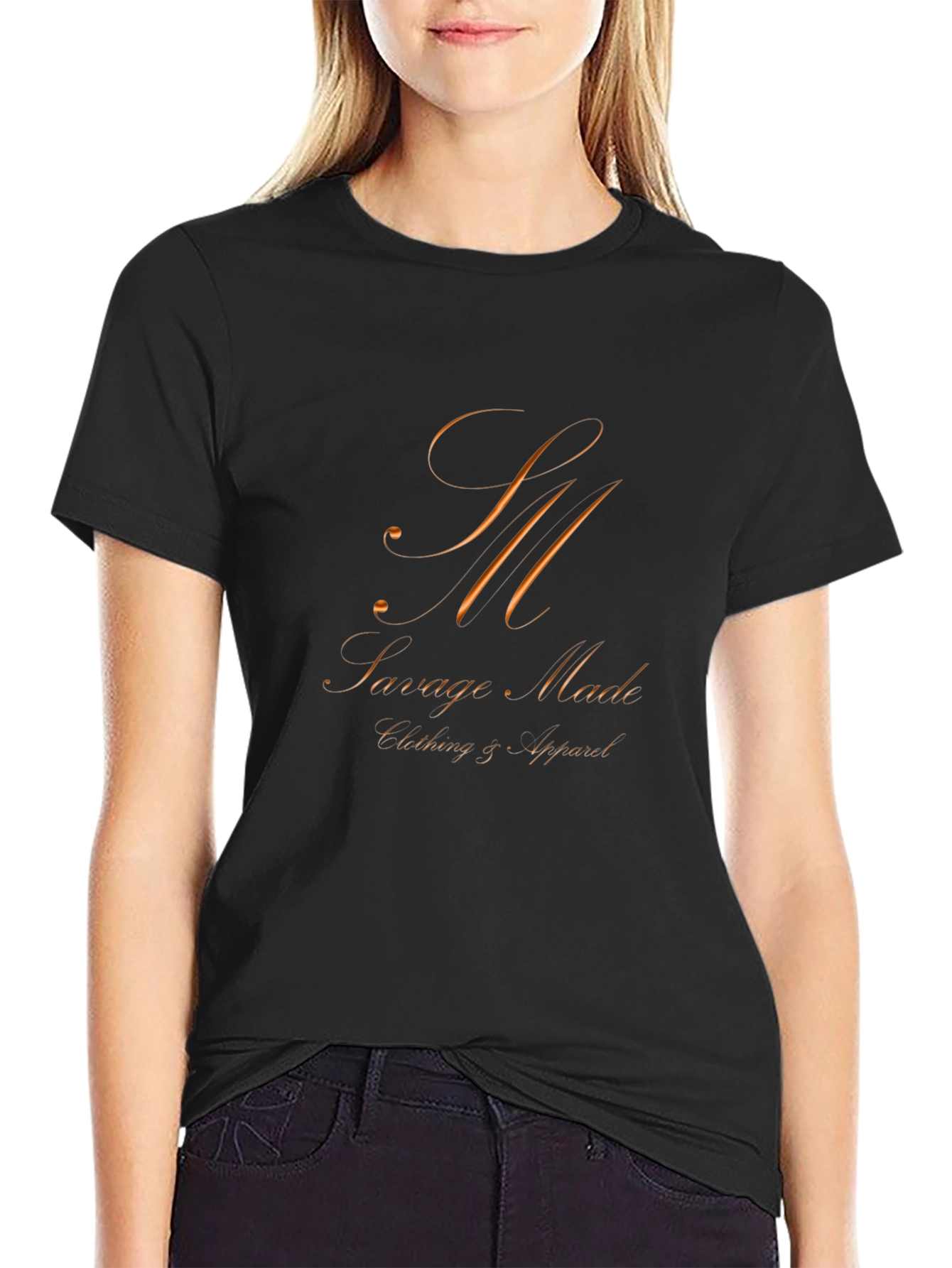 Savage Made Black Tee - Stylish & Unique Design