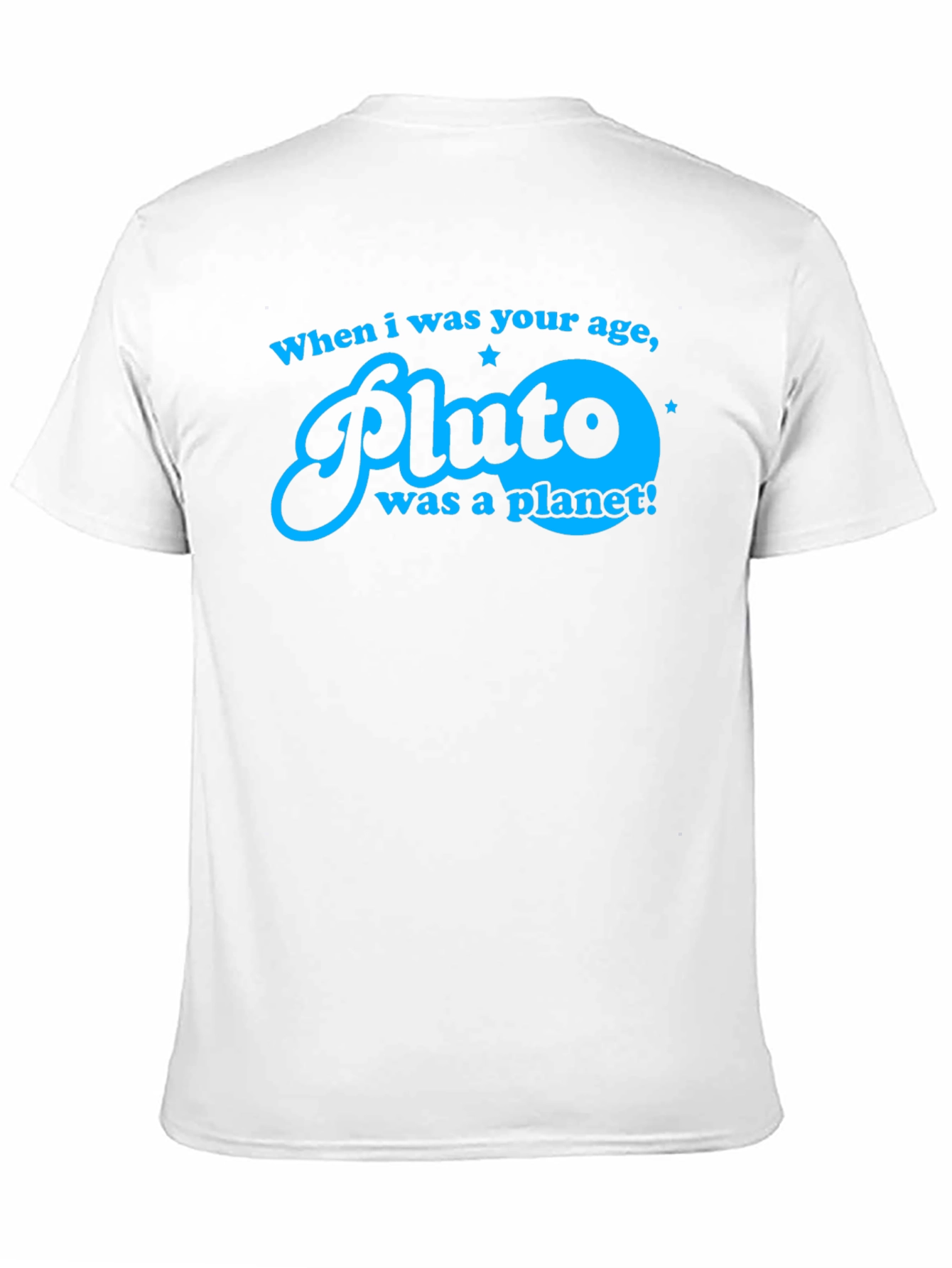 Retro Pluto Planet T-Shirt - Astronomy Space Tee