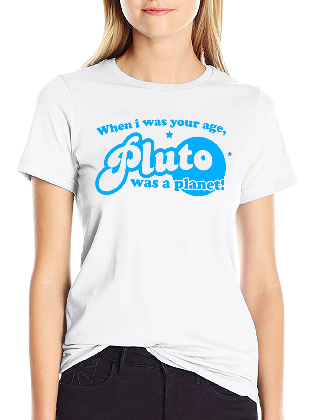 Retro Pluto Planet T-Shirt - Astronomy Space Tee