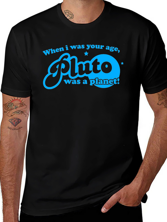 Retro Pluto Planet T-Shirt - Astronomy Space Tee