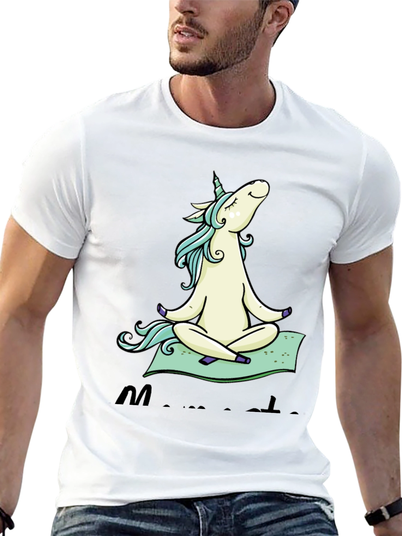 Zen Unicorn T-Shirt: Meditating Graphic Tee