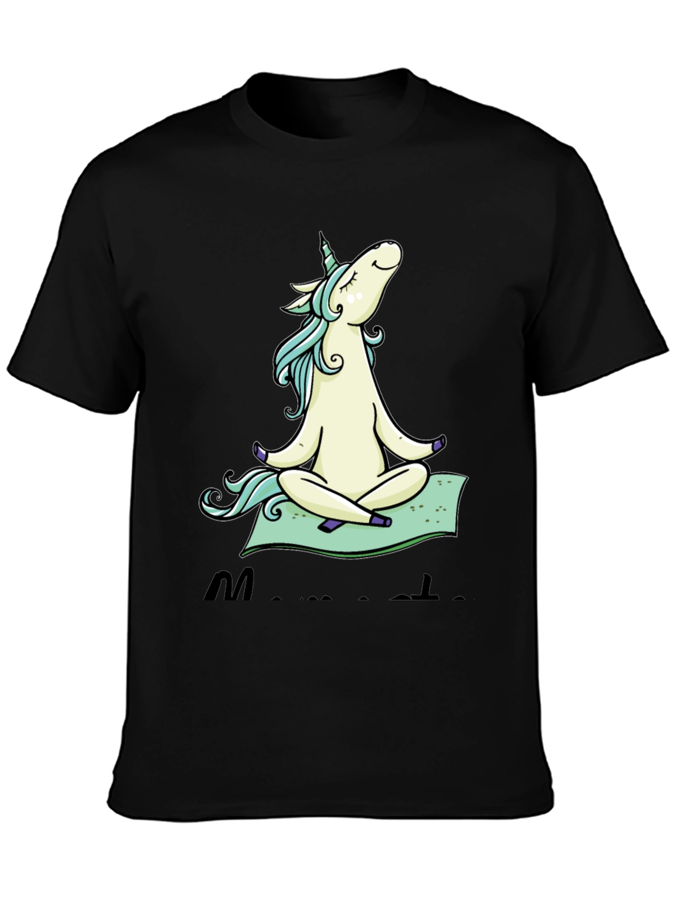 Zen Unicorn T-Shirt: Meditating Graphic Tee