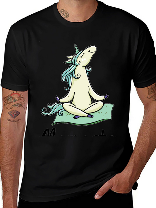 Zen Unicorn T-Shirt: Meditating Graphic Tee
