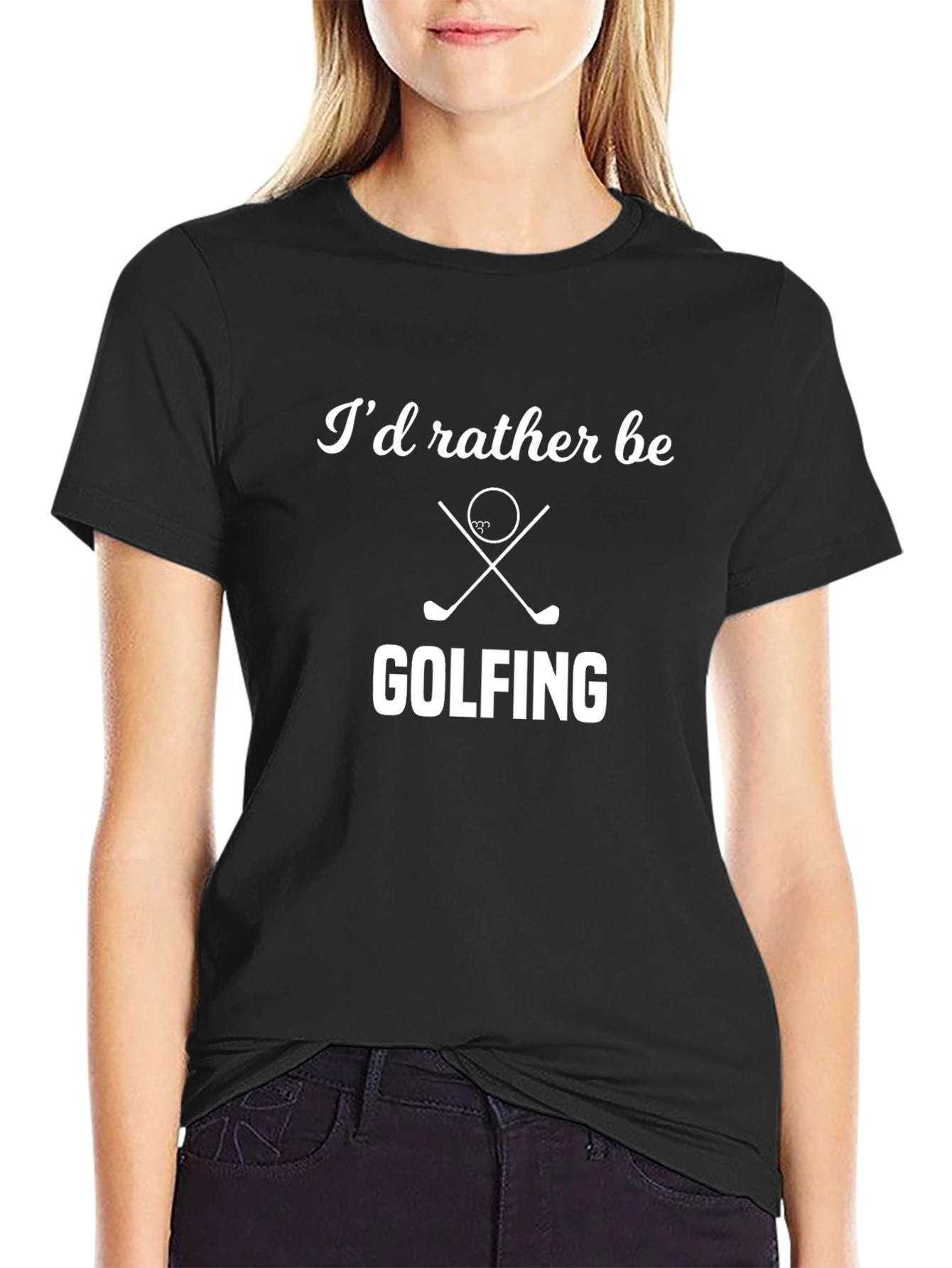 Golfing T-Shirt - Id Rather Be Golfing Tee