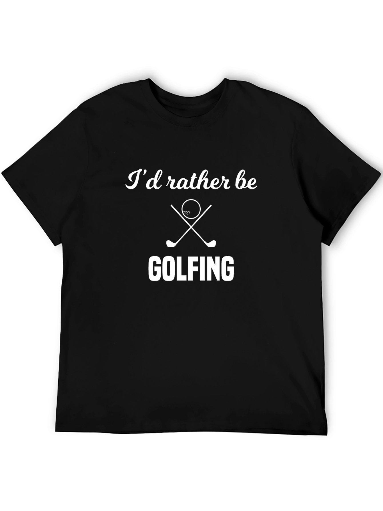 Golfing T-Shirt - Id Rather Be Golfing Tee