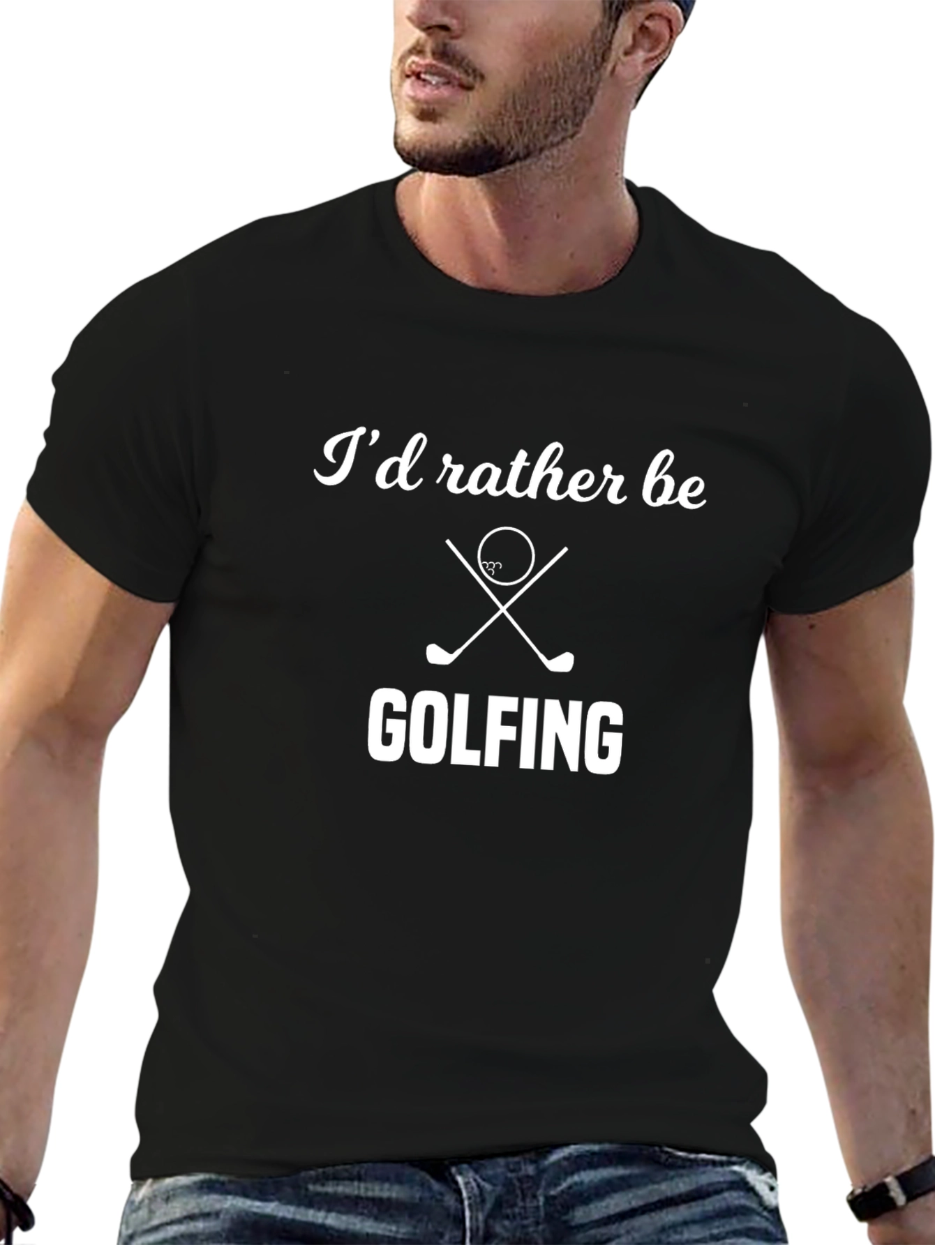 Golfing T-Shirt - Id Rather Be Golfing Tee